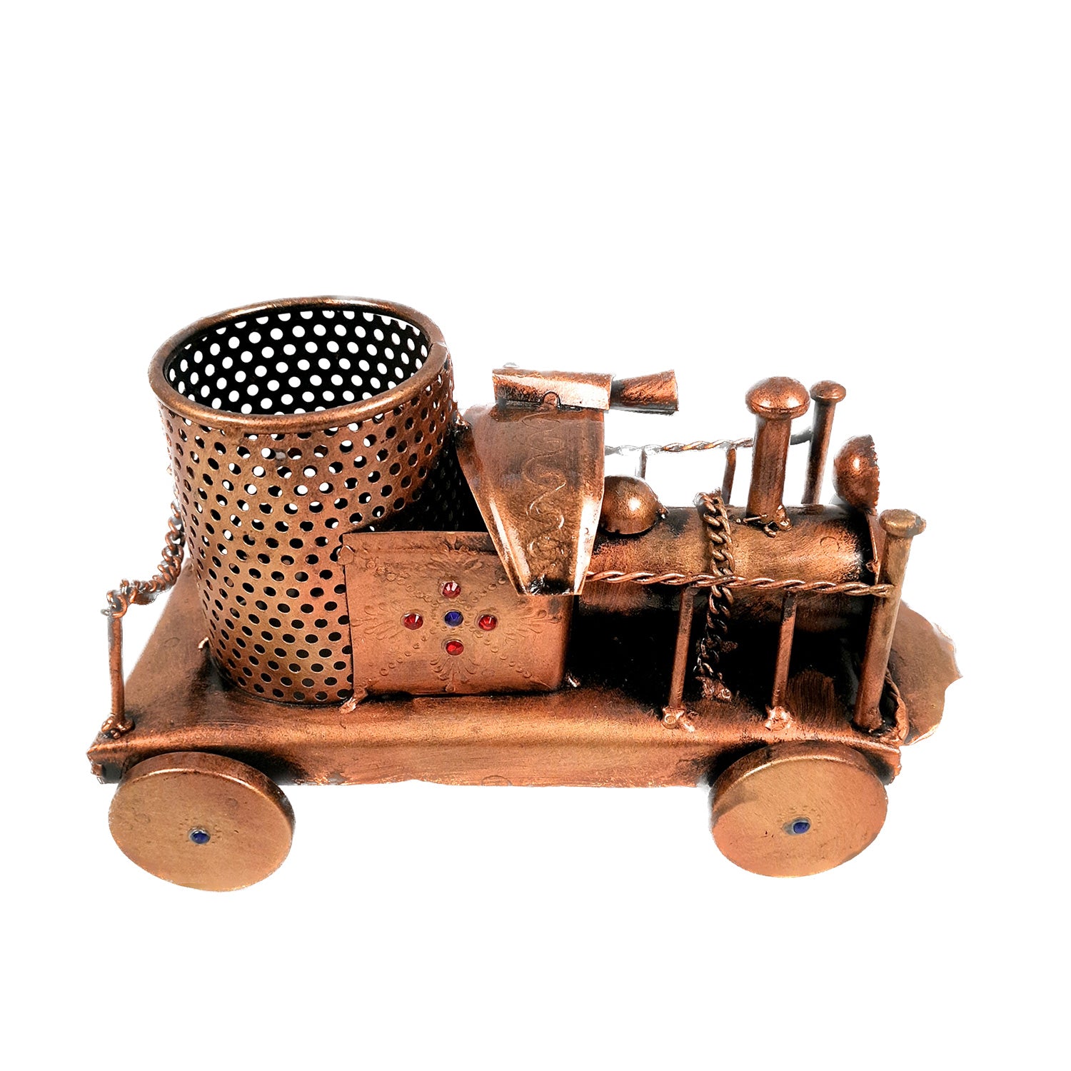 Engine Design Pen Holder- Apkamart #color_Copper