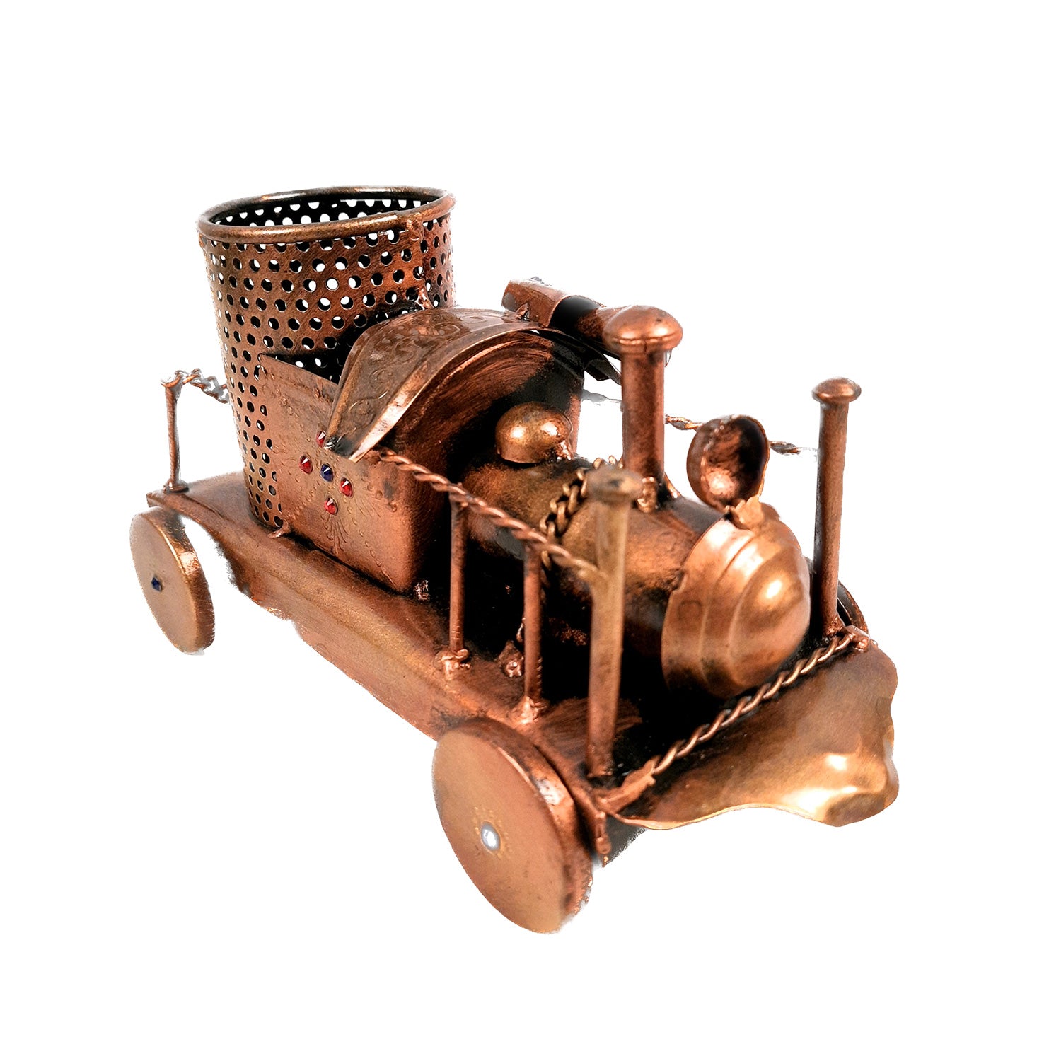 Engine Design Pen Holder- Apkamart #color_Copper