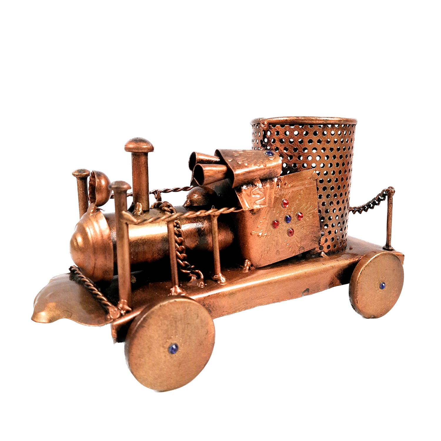 Engine Design Pen Holder- Apkamart #color_Copper