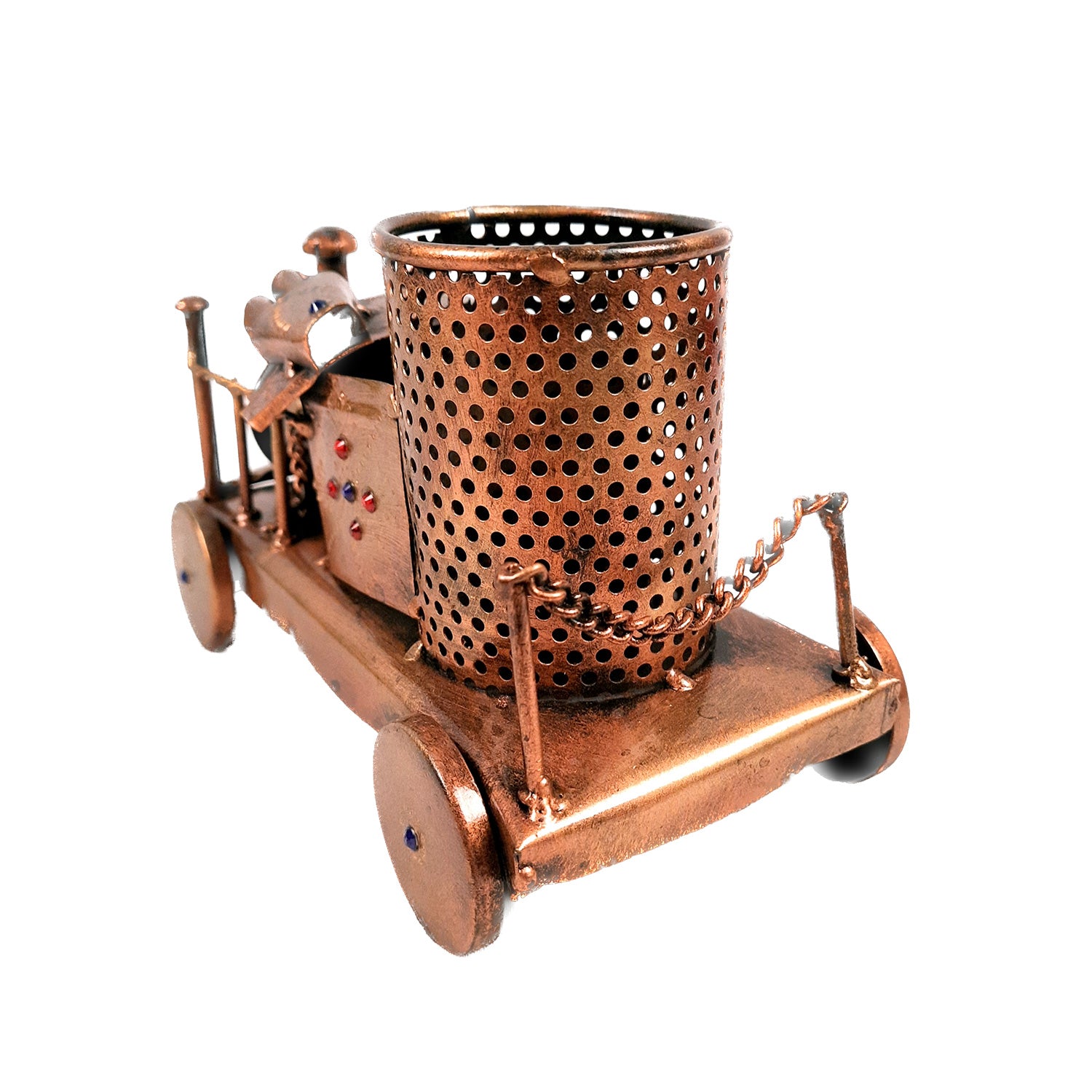 Engine Design Pen Holder- Apkamart #color_Copper