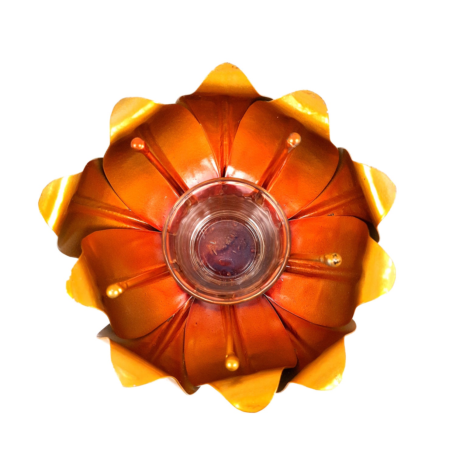 Decorative Lotus T Light Candle Holder- 4 inch-Apkamart