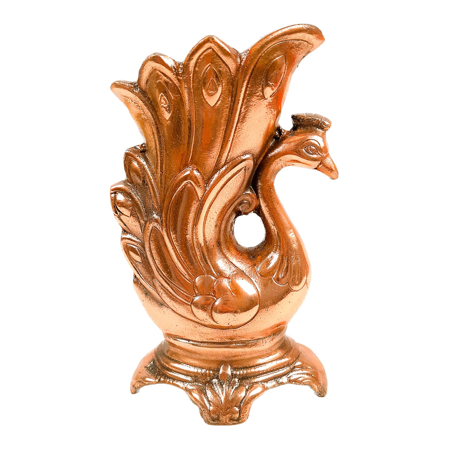 Flower Vase Swan Design | Metal Flower Pot - For Table, Home, Living Room Decor & Gifts - 9 Inch - Apkamart