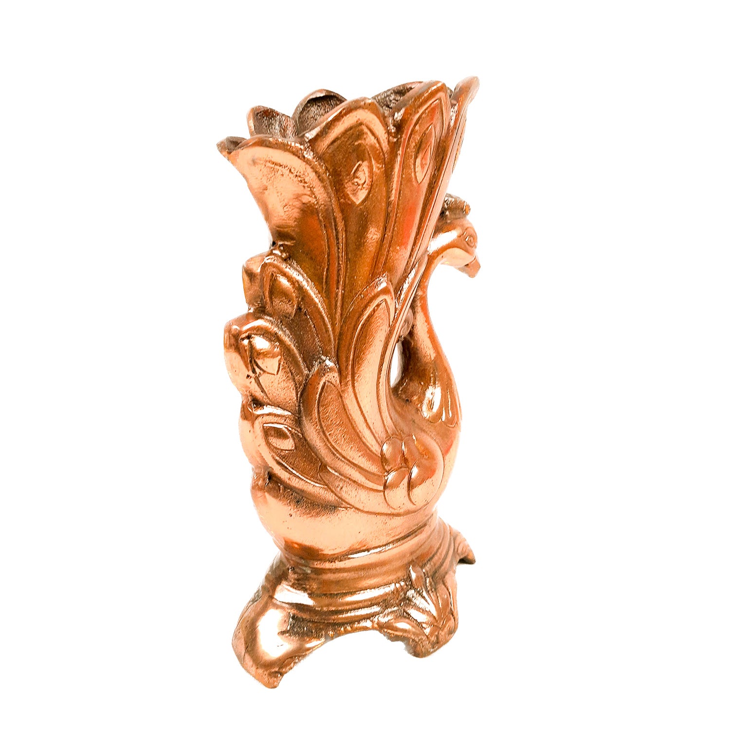 Flower Vase Swan Design | Metal Flower Pot - For Table, Home, Living Room Decor & Gifts - 9 Inch - Apkamart