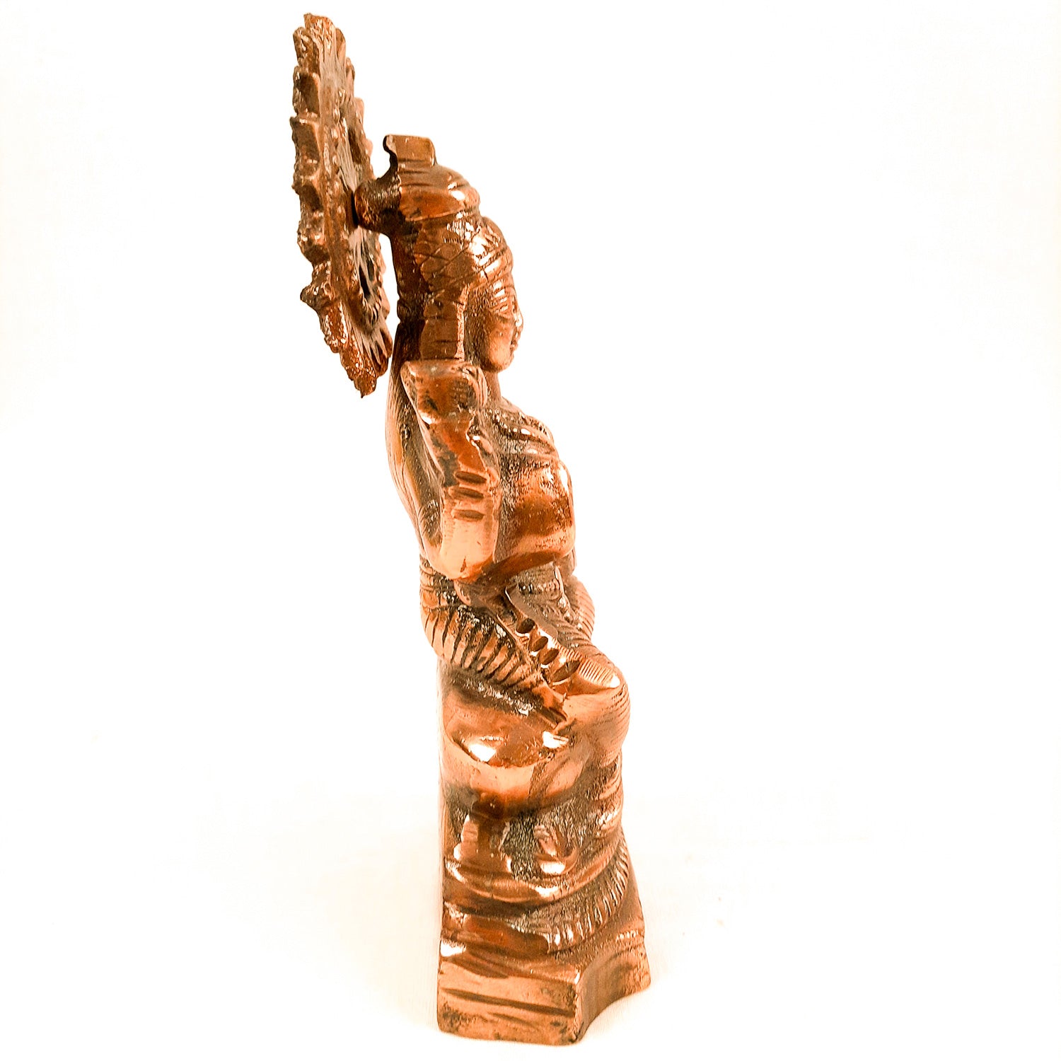 Goddess Laxmi Idol | Laxmi Ji Murti - for Home Decor, Pooja, Office & Gifts - 10 Inch- Apkamart
