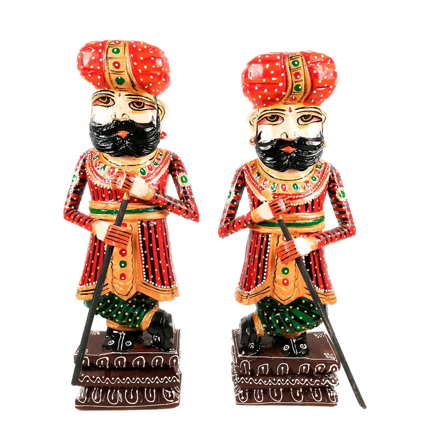 Darbaans Showpiece Set | Royal Guard Figurines - for Living Room, Home, Entryway Decor & Gifts - Apkamart
