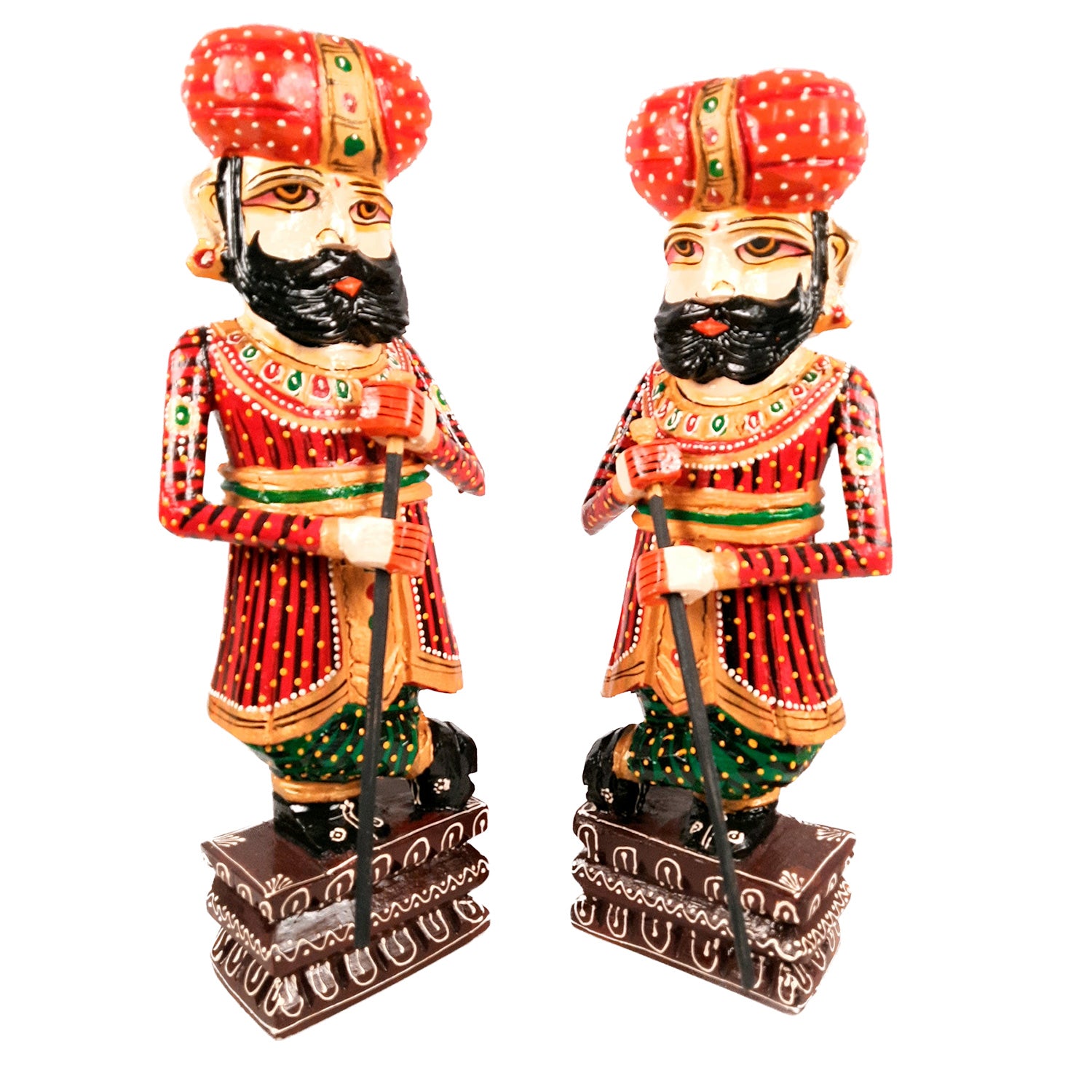 Darbaans Showpiece Set | Royal Guard Figurines - for Living Room, Home, Entryway Decor & Gifts - Apkamart