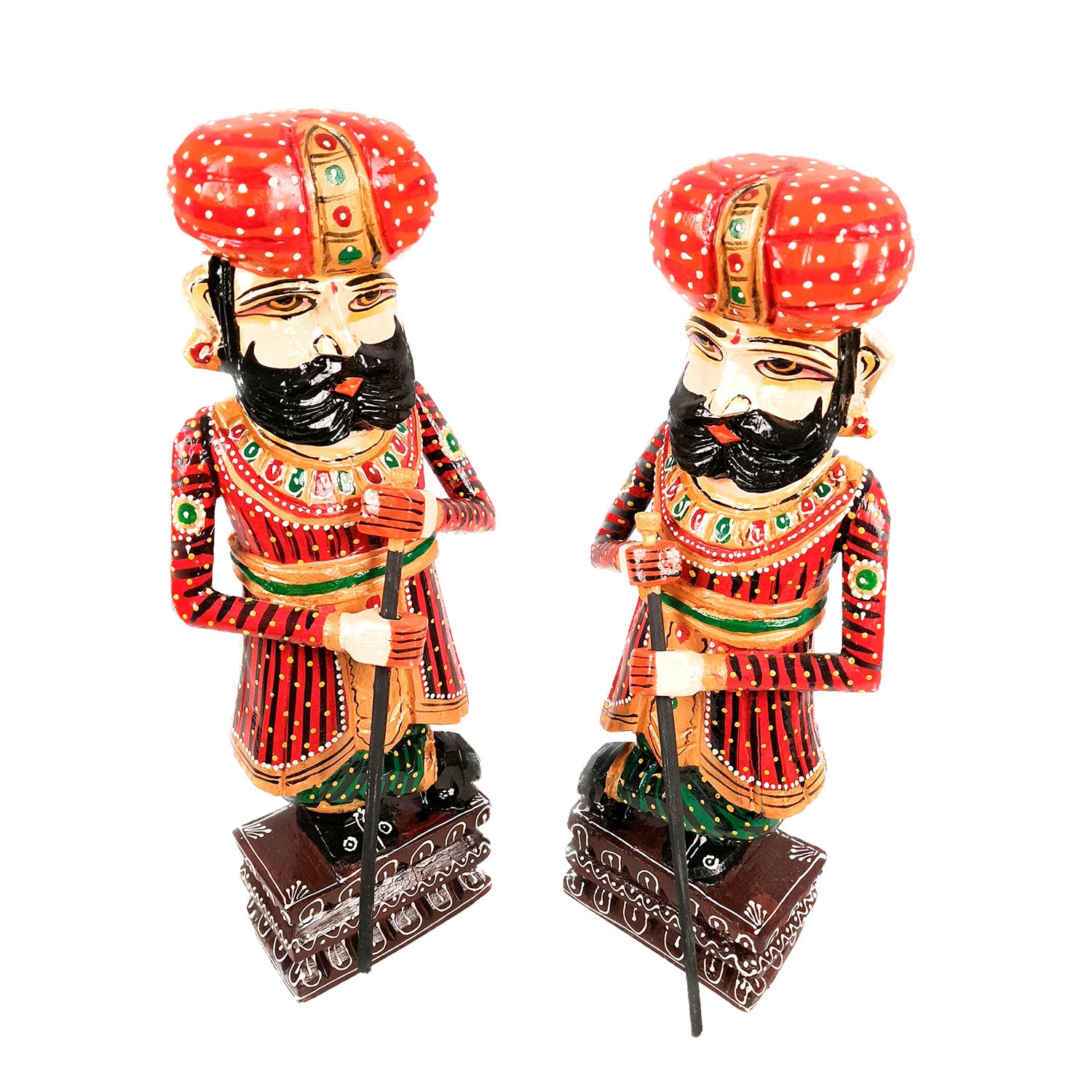 Darbaans Showpiece Set | Royal Guard Figurines - for Living Room, Home, Entryway Decor & Gifts - Apkamart
