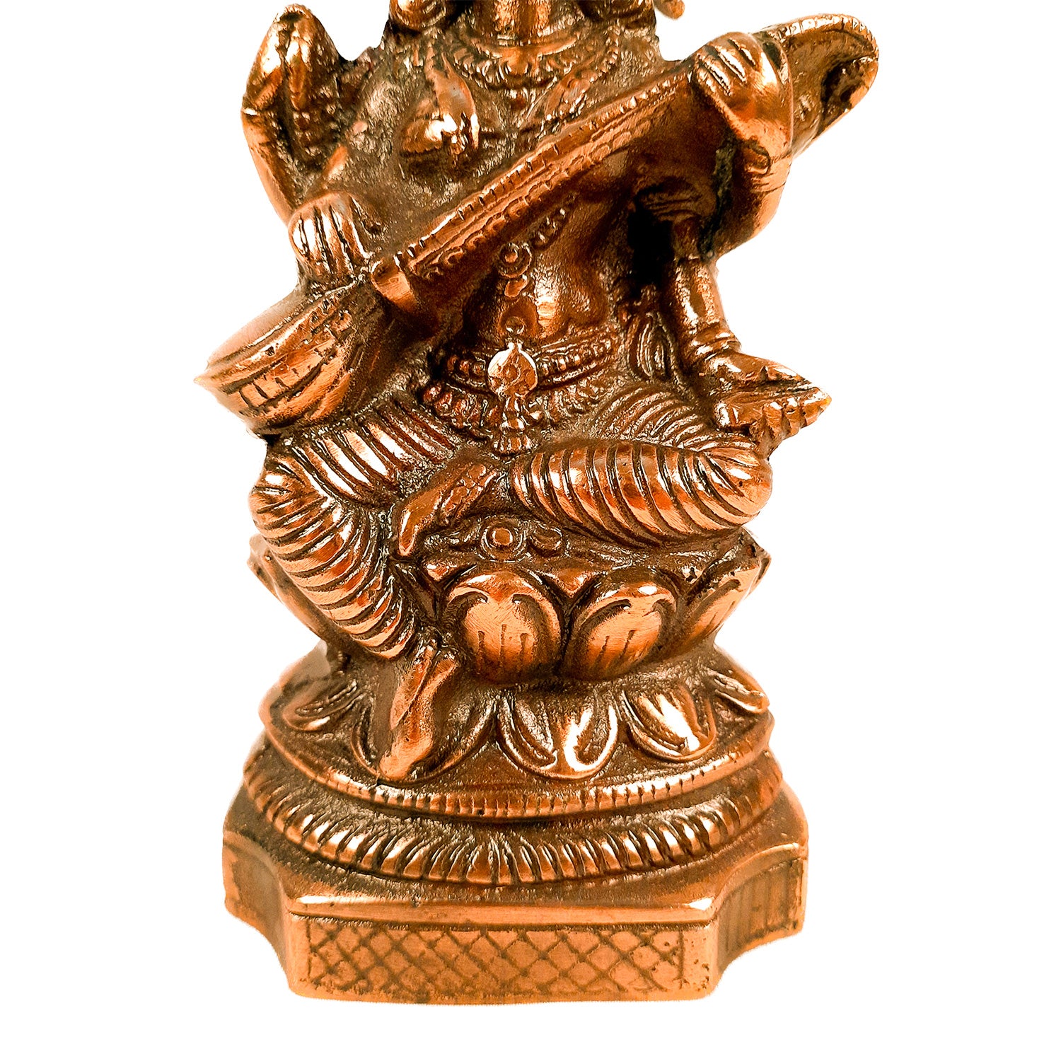 Goddess Saraswati Statue - For Home, Temple, School & Office Decor - 10 inch - apkamart
