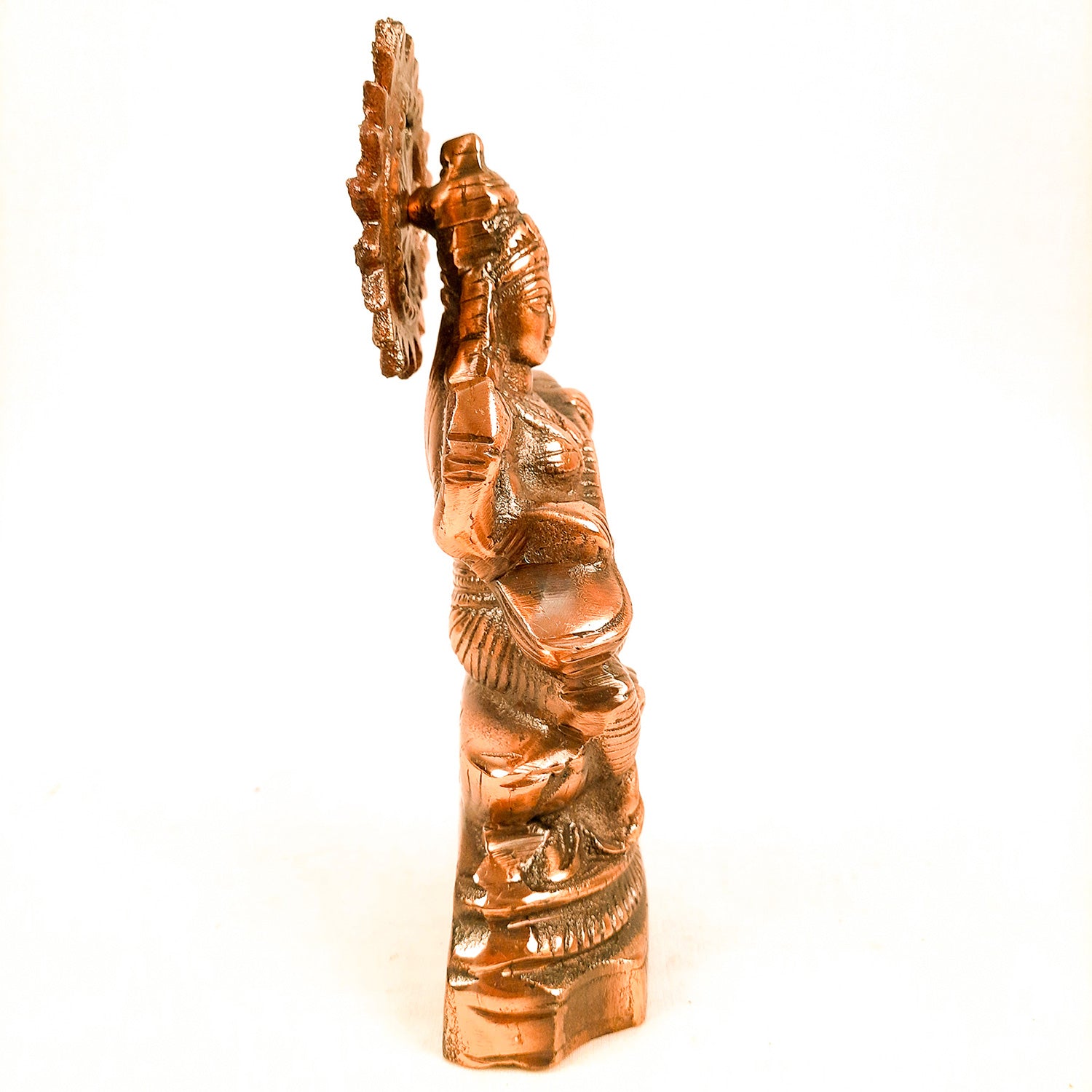 Goddess Saraswati Statue - For Home, Temple, School & Office Decor - 10 inch - apkamart