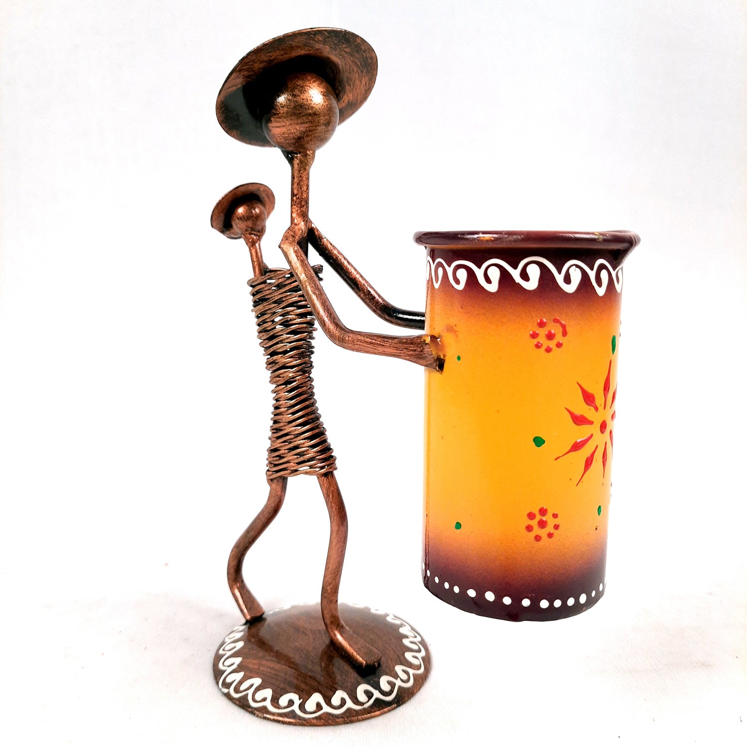 Pen Holder | Pen Pencil Stand - For Study Table, Desk Organiser, Dining & Home Decor - Apkamart