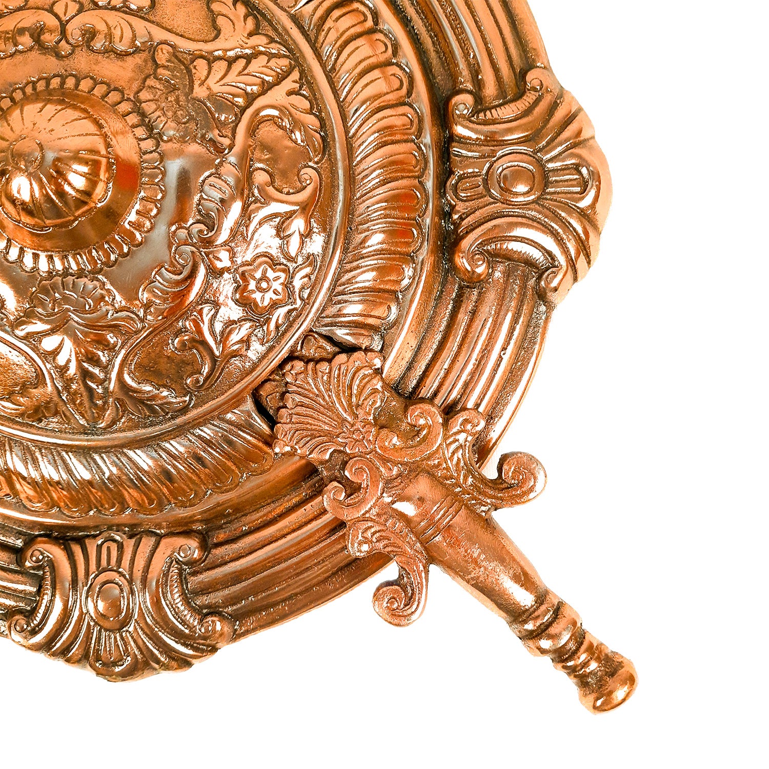 Samurai Dhal Talvar Set | Sword & Shield Wall Hanging - For Home & Wall Decor - 14 Inch - Apkamart