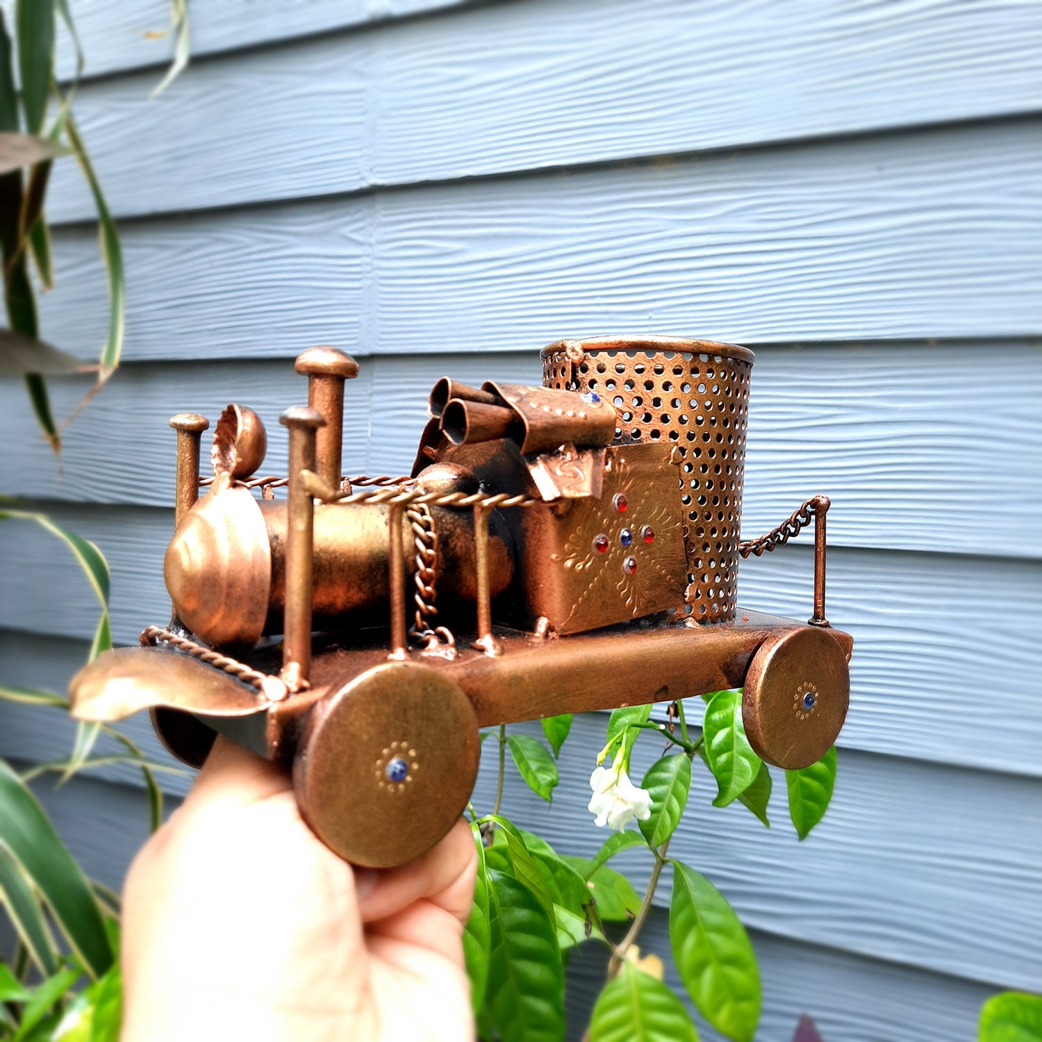 Engine Design Pen Holder- Apkamart #color_Copper