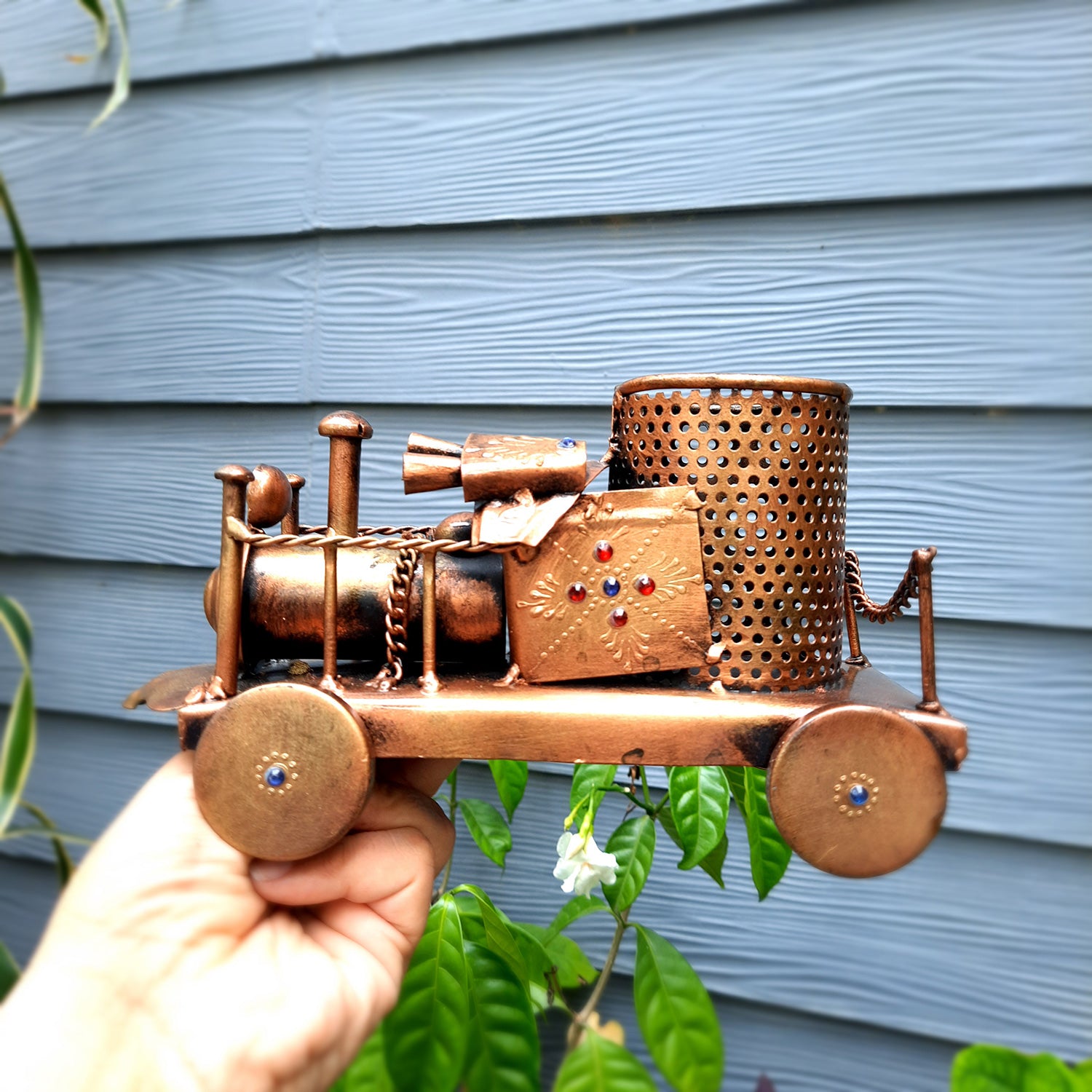 Engine Design Pen Holder- Apkamart #color_Copper