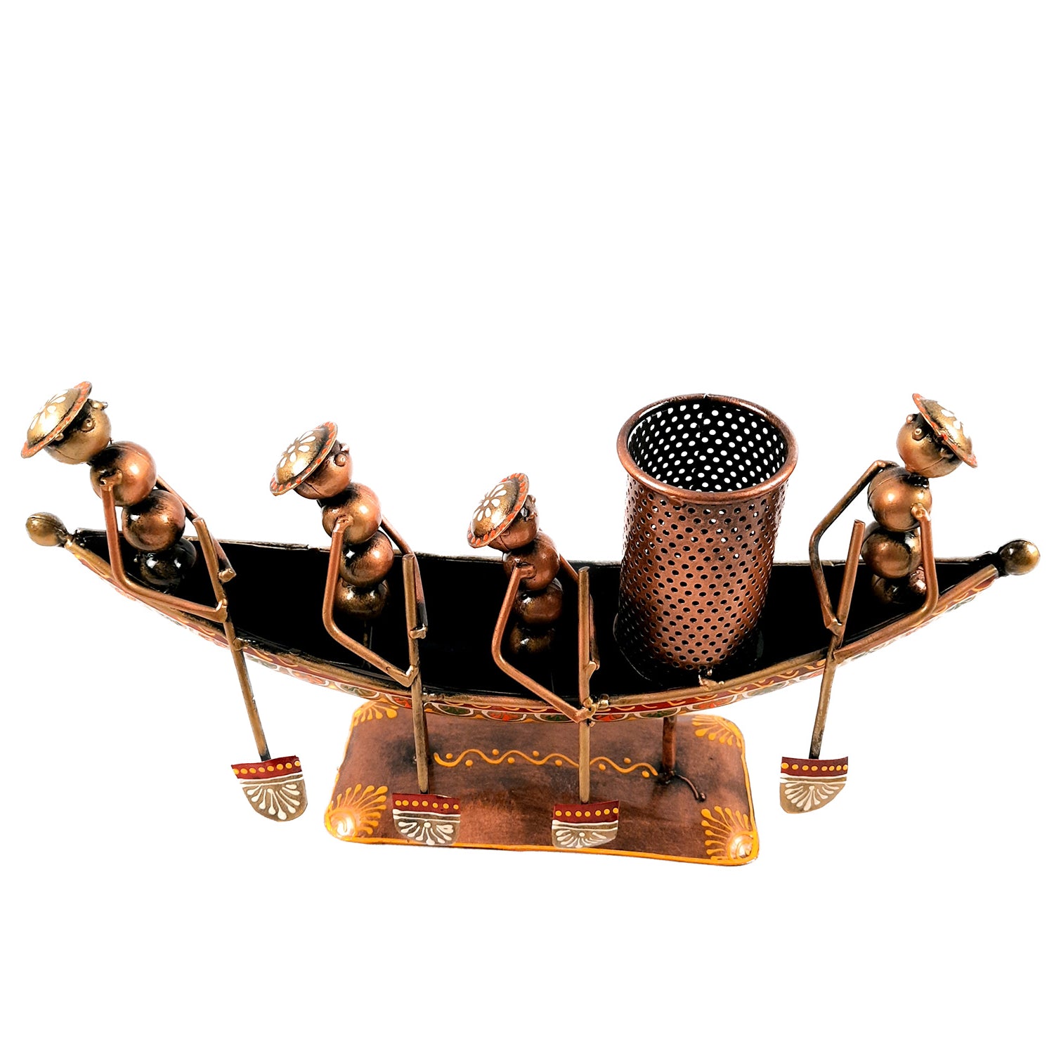 Boat Pen Holder |For pen & Pencil - Boat Design - 11 Inch-Apkamart