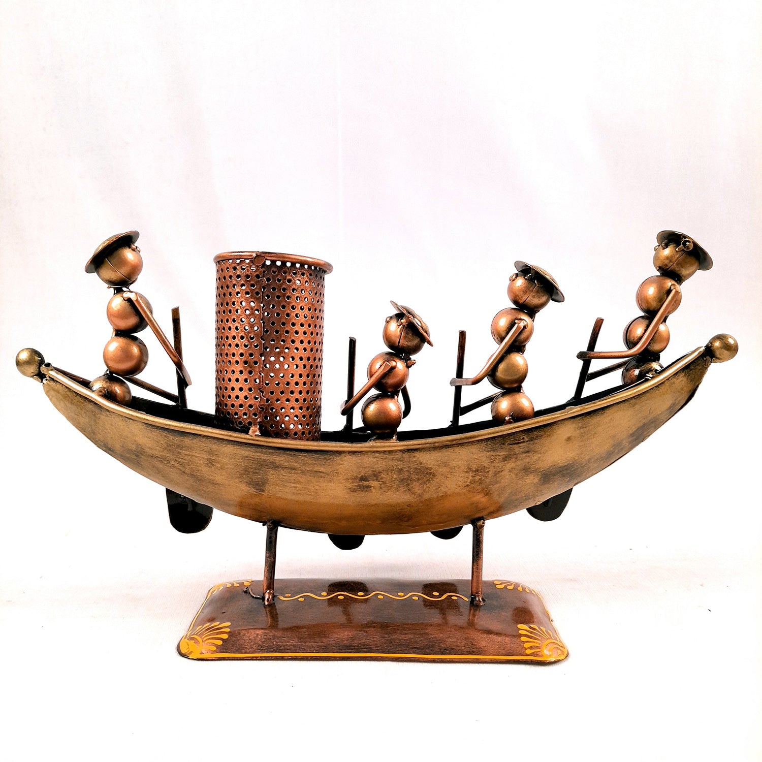 Boat Pen Holder |For pen & Pencil - Boat Design - 11 Inch-Apkamart