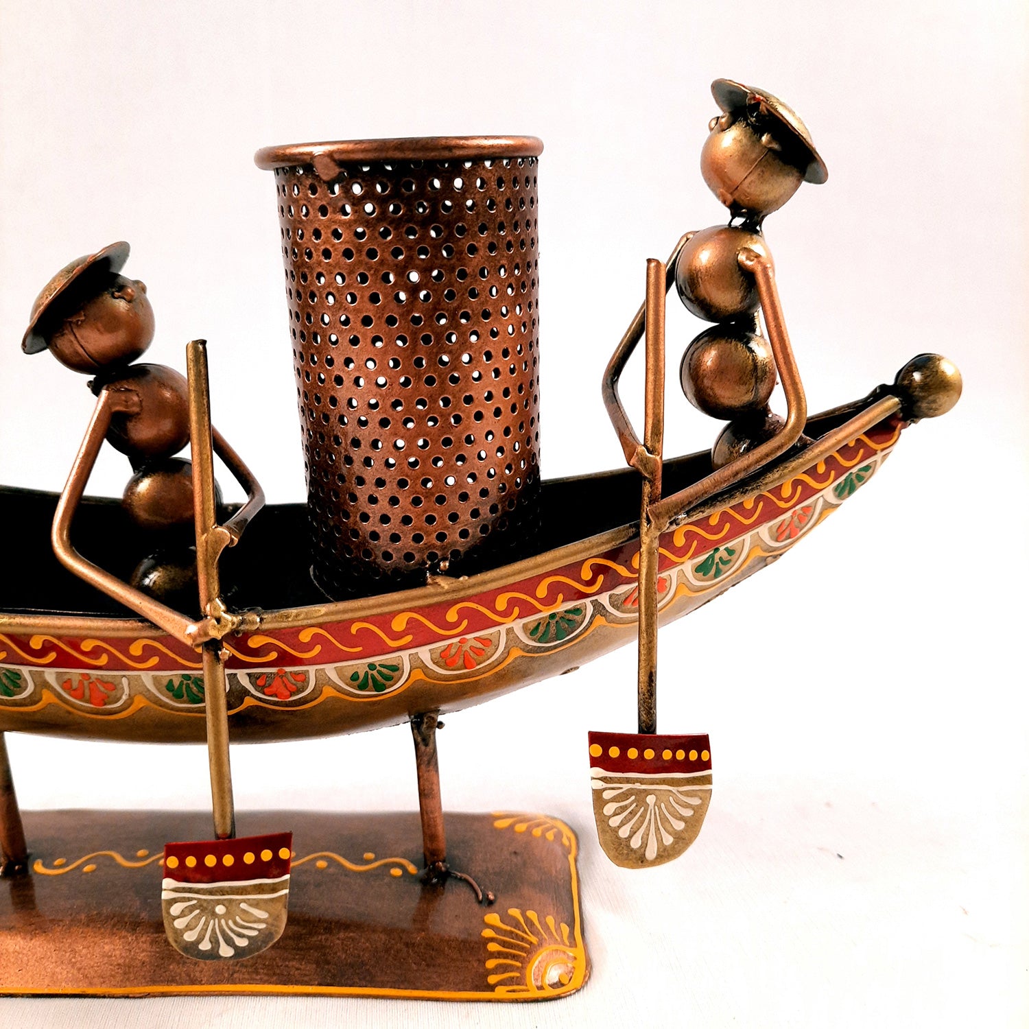 Boat Pen Holder |For pen & Pencil - Boat Design - 11 Inch-Apkamart