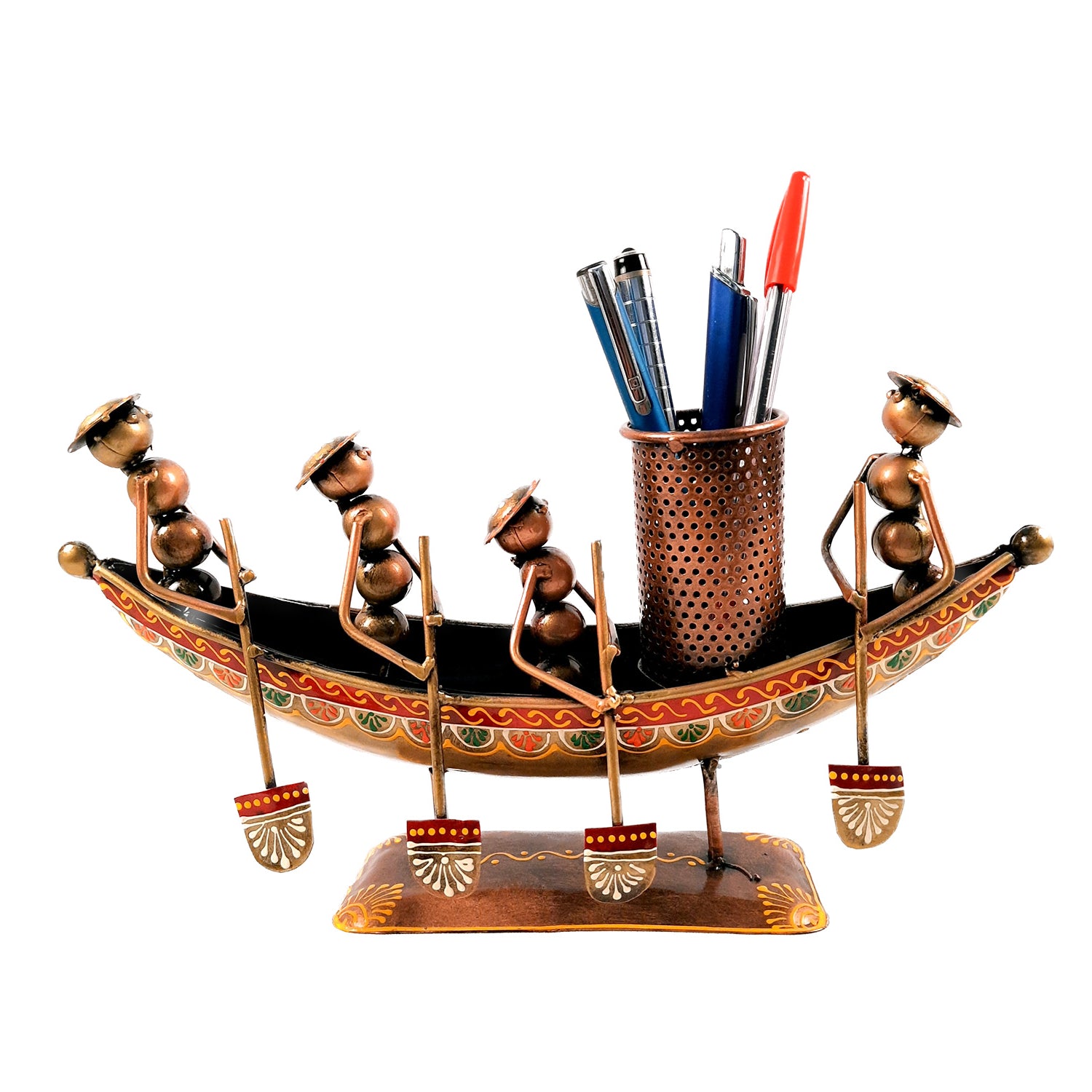 Boat Pen Holder |For pen & Pencil - Boat Design - 11 Inch-Apkamart