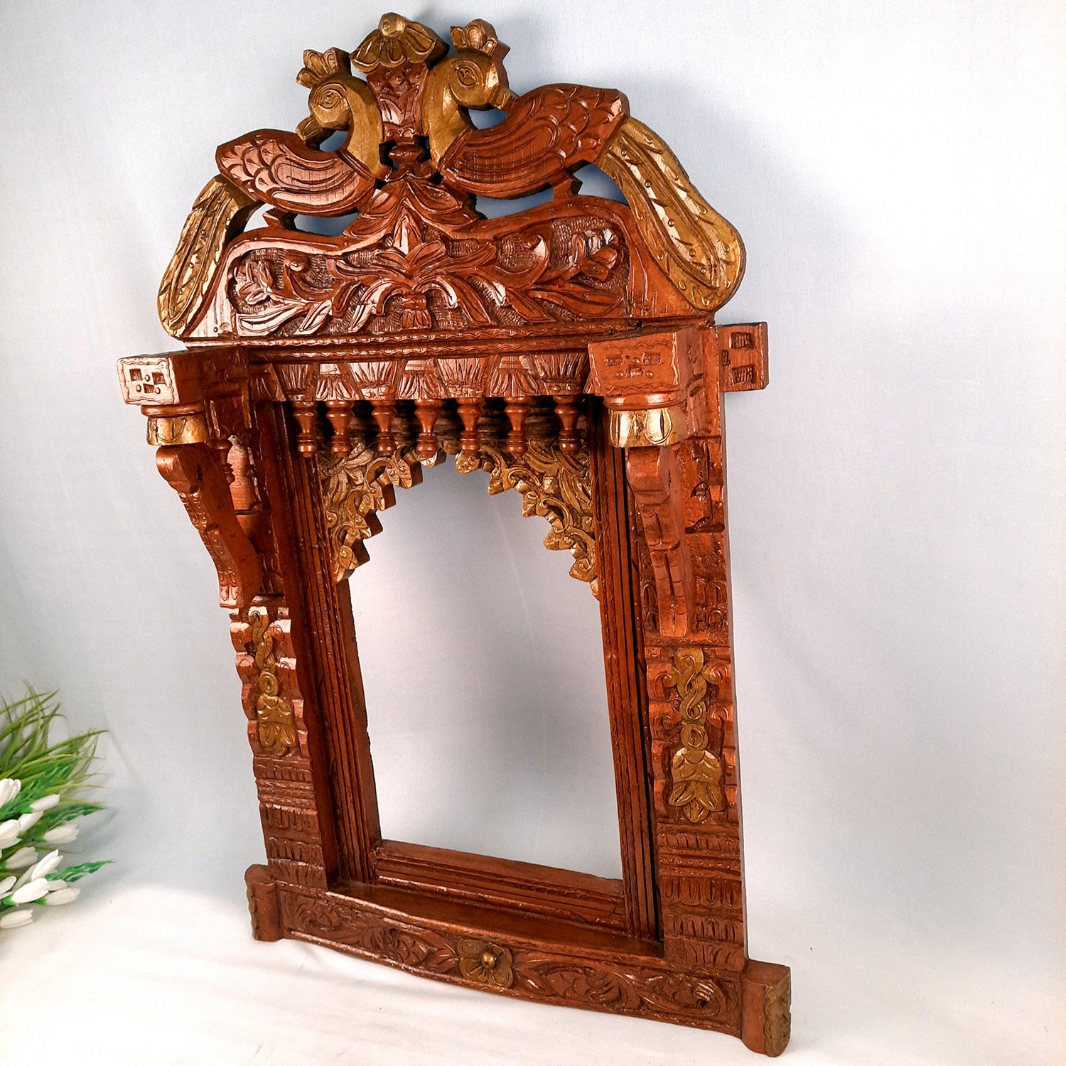 Peacock Design Jharokha - For Living Room Interior Decoration - 36 Inch-Apkamart