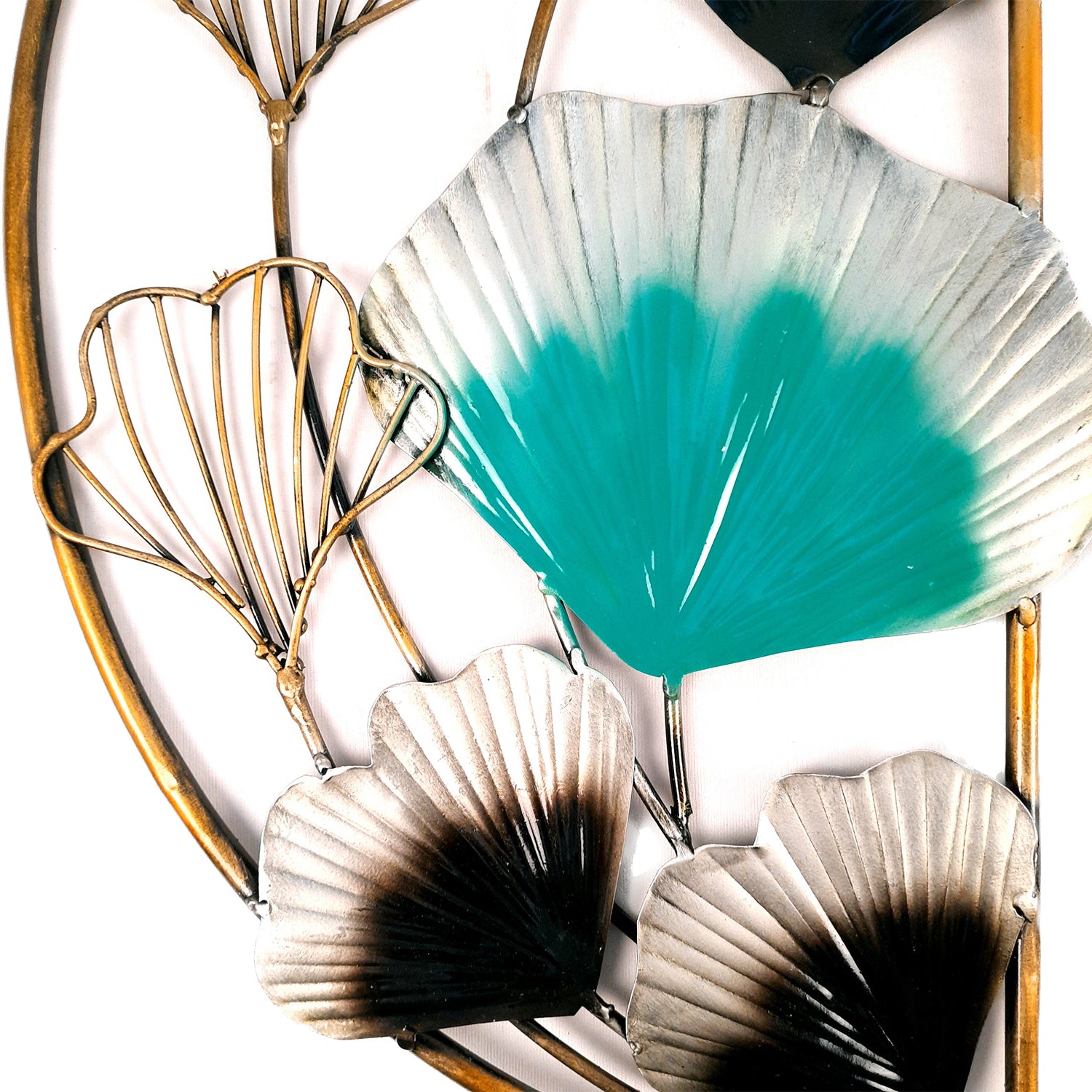 Metal Wall Art - Flower Design - 24 Inch-Apkamart