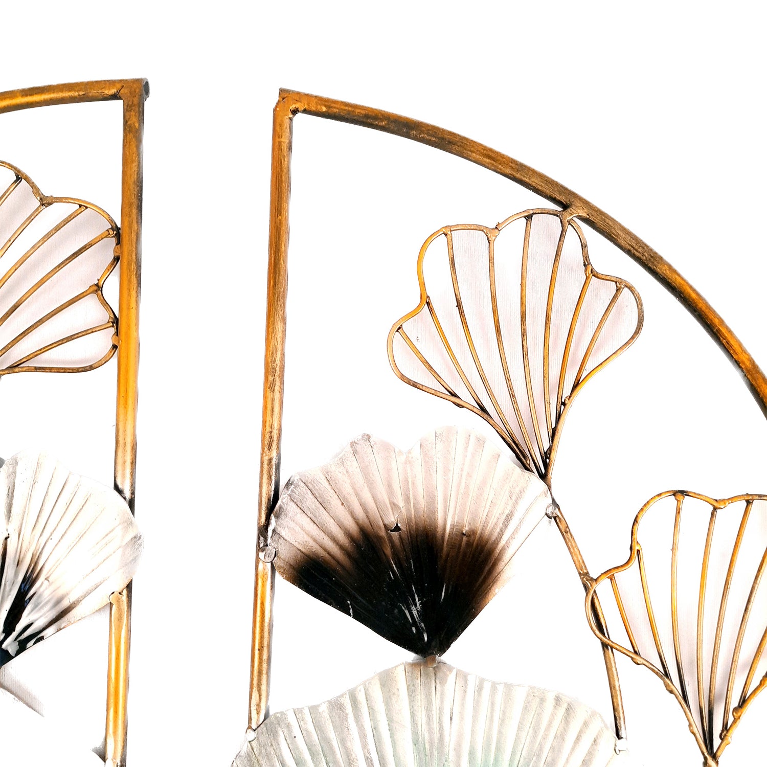 Metal Wall Art - Flower Design - 24 Inch-Apkamart
