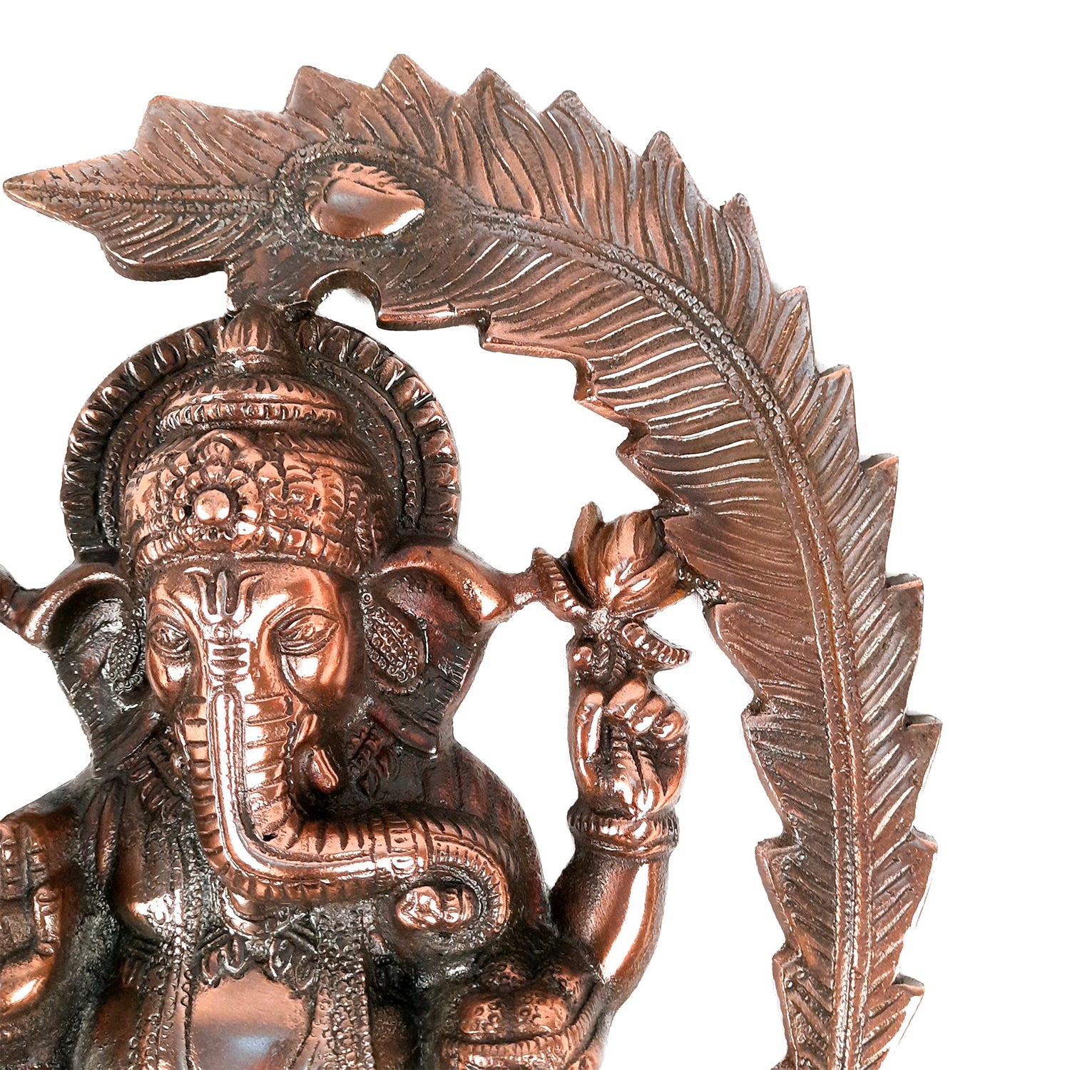 Ganesh Ji Wall Hanging | Ganpati Wall Statue - for Home, Wall Decor, Puja & Gifts -13 inch-Apkamart