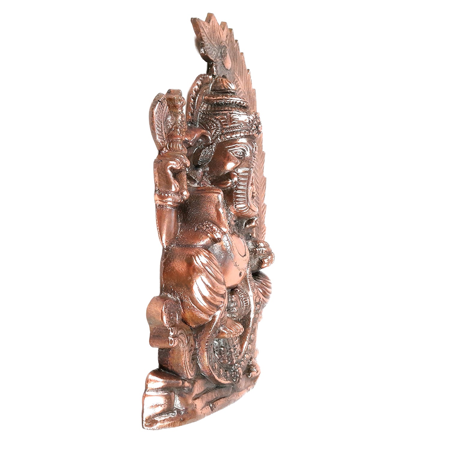 Ganesh Ji Wall Hanging | Ganpati Wall Statue - for Home, Wall Decor, Puja & Gifts -13 inch-Apkamart