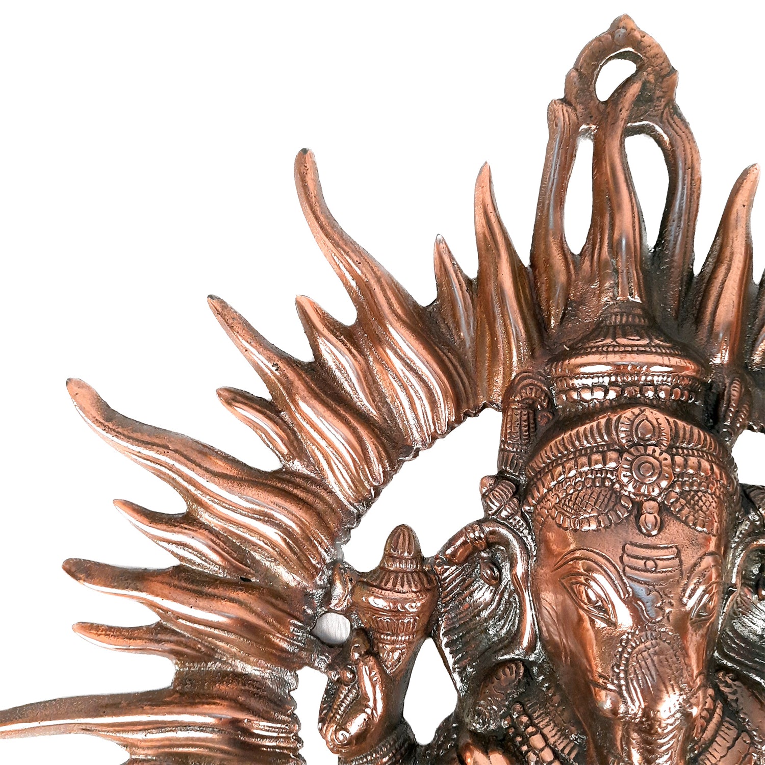 Ganesh Wall Decor | Metal Wall Decor - 21 Inch-Apkamart