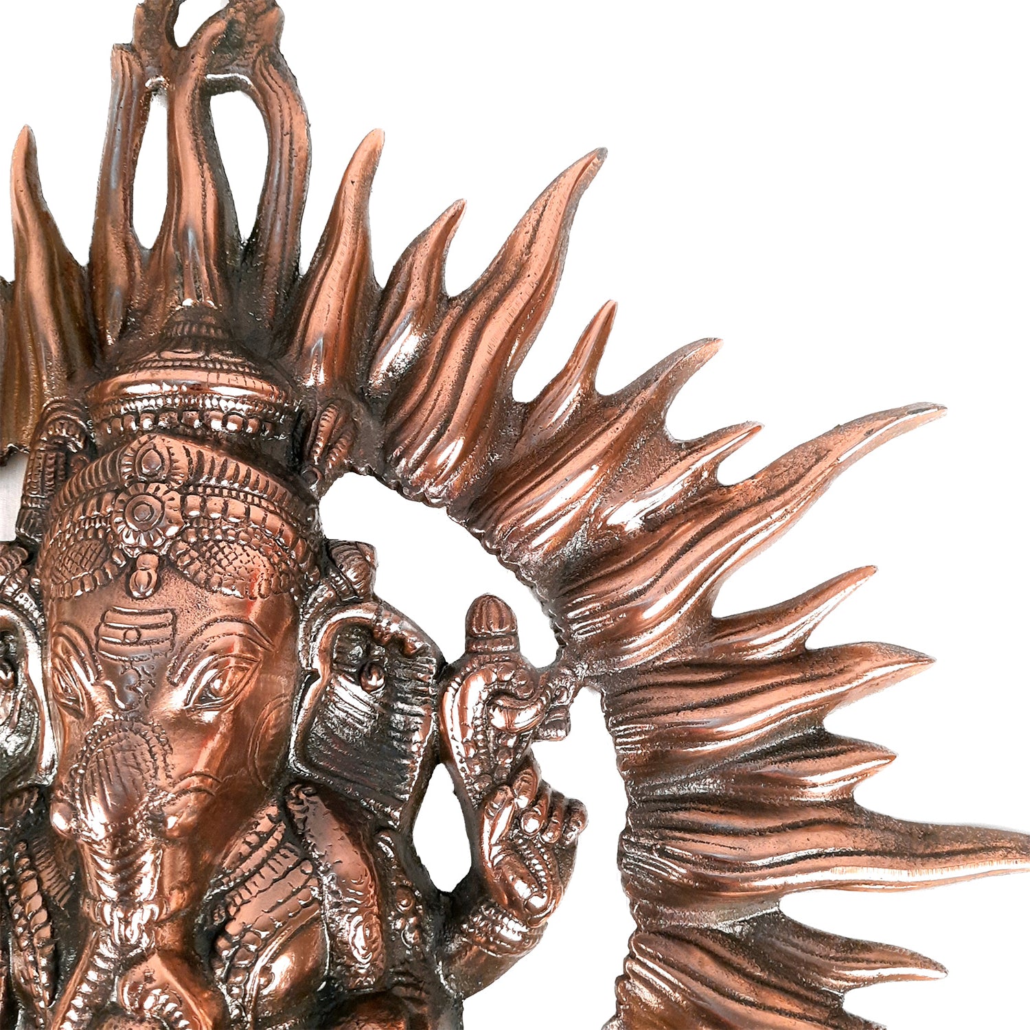 Ganesh Wall Decor | Metal Wall Decor - 21 Inch-Apkamart