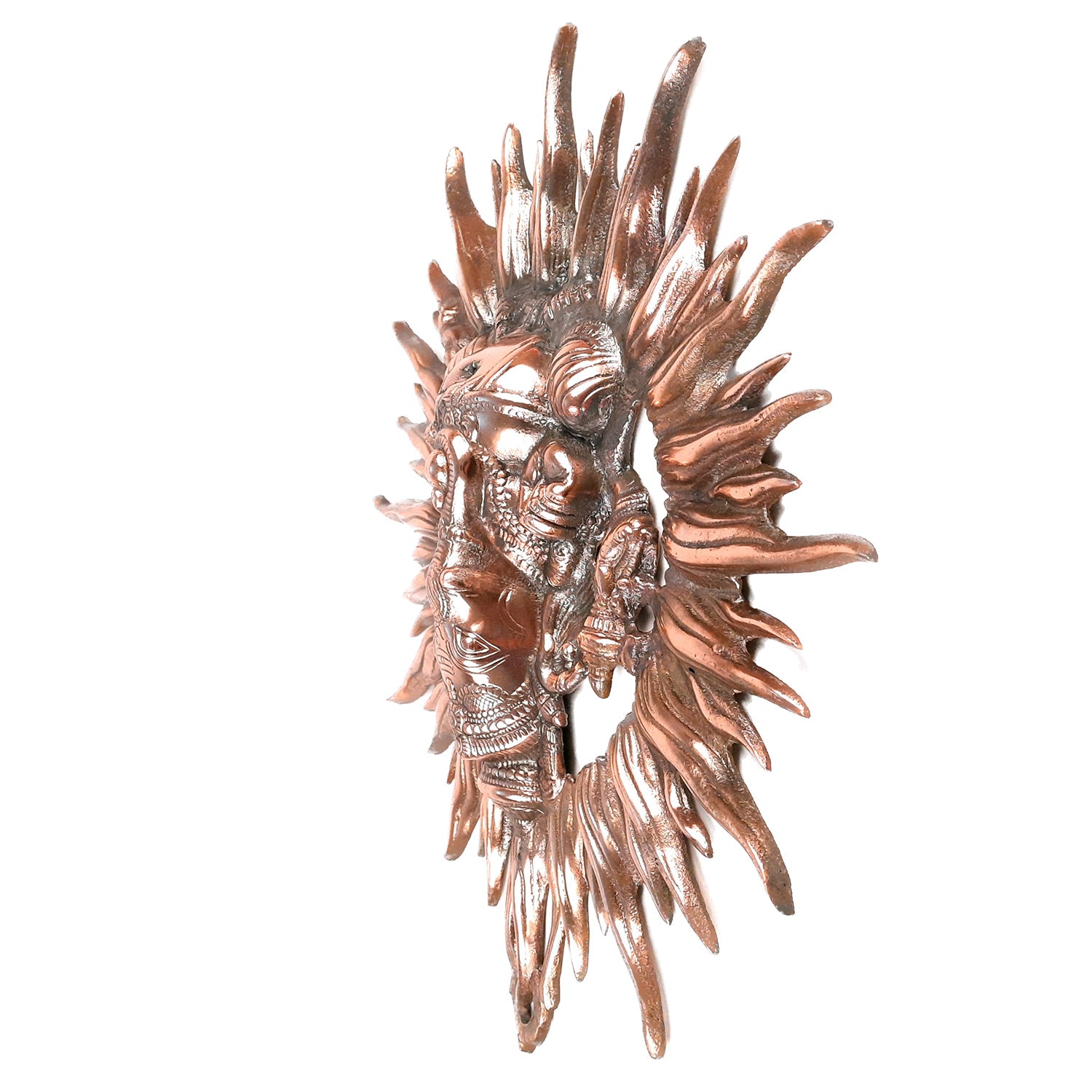 Ganesh Wall Decor | Metal Wall Decor - 21 Inch-Apkamart