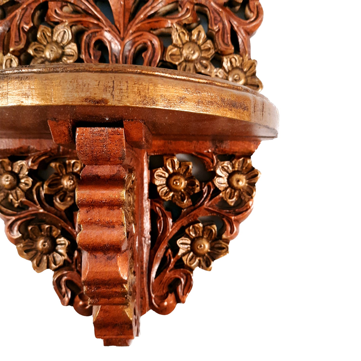 Wooden Wall Brackets Shelves - Living Room Decor - 18 Inch-Apkamart