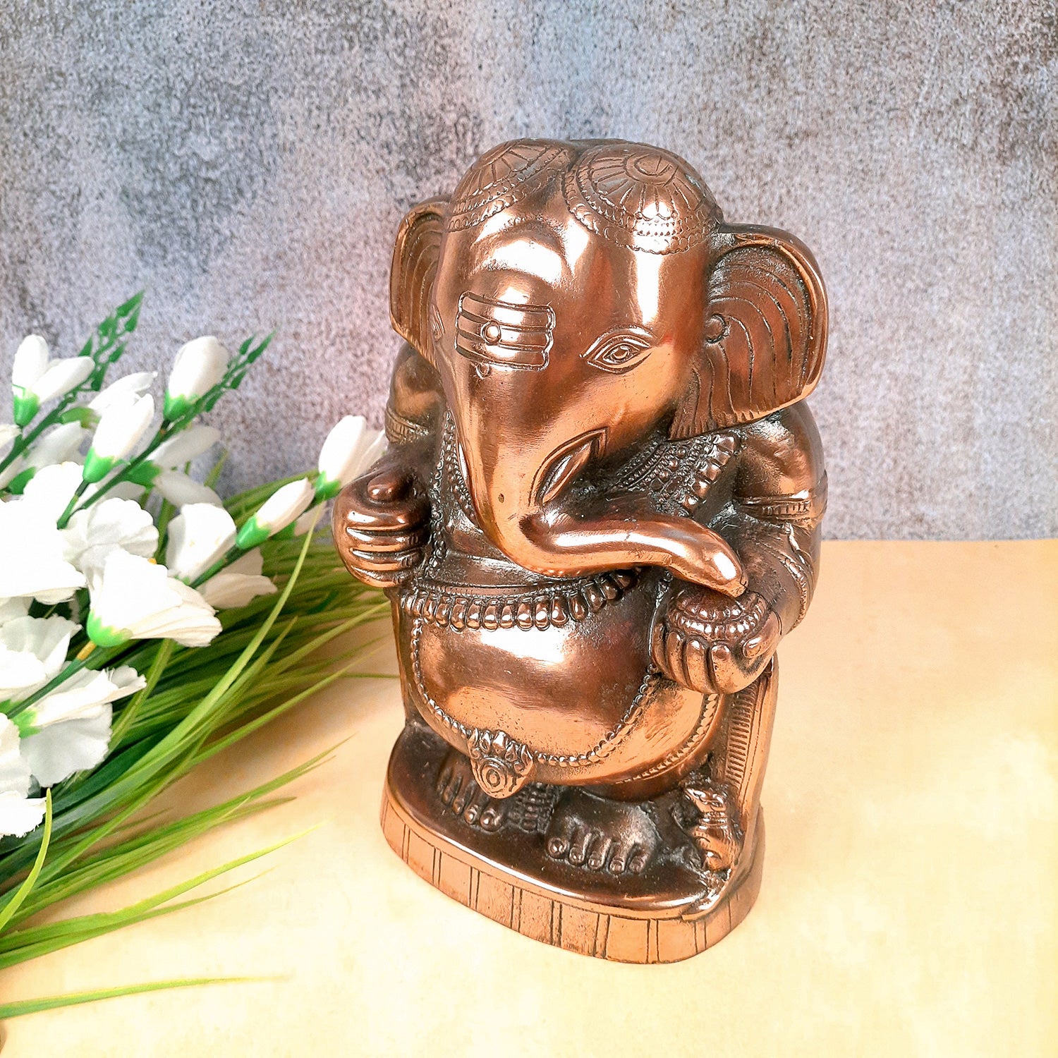 Ganesh Statue | Ganpati Murti for Home & Pooja - 12 inch-Apkamart