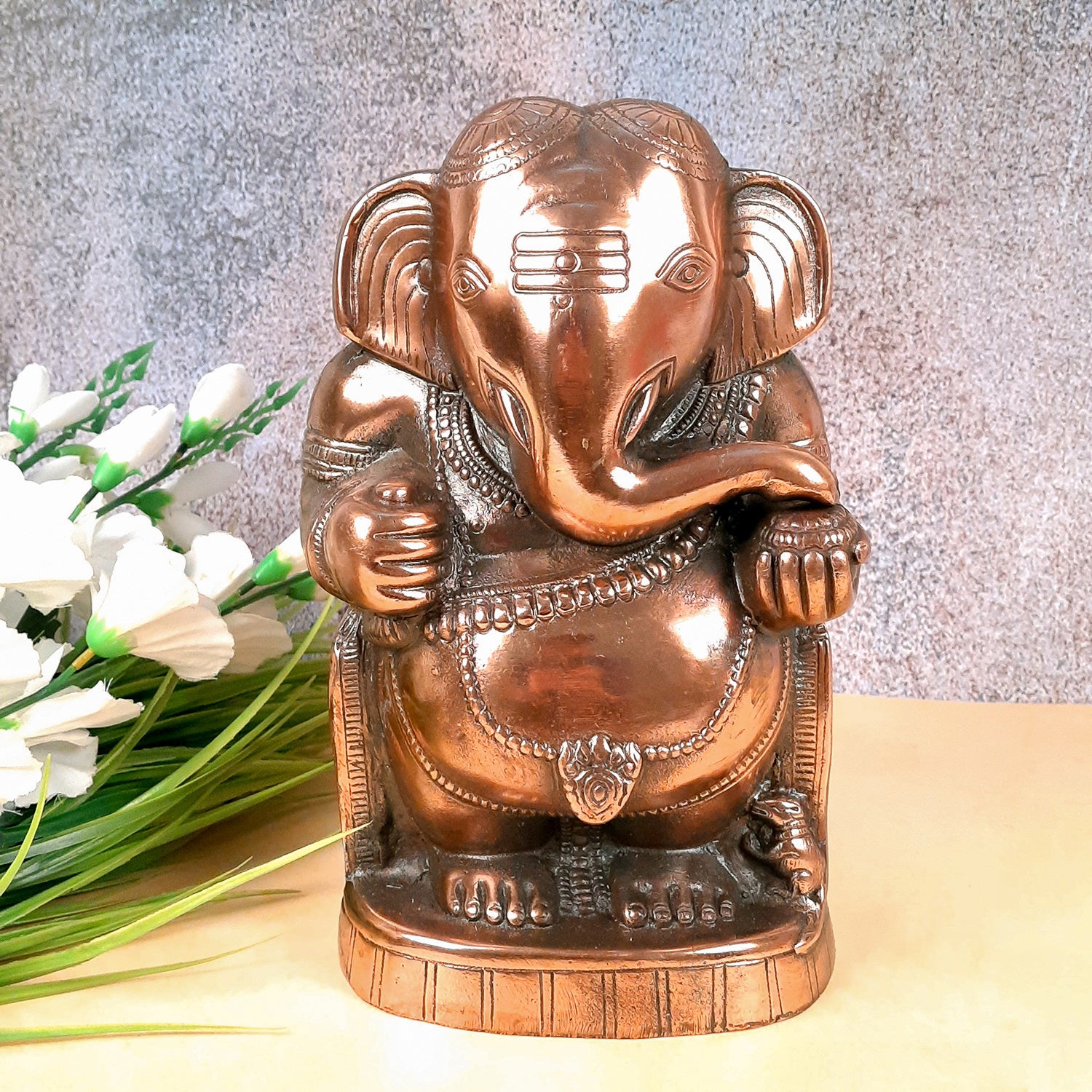 Ganesh Statue | Ganpati Murti for Home & Pooja - 12 inch-Apkamart