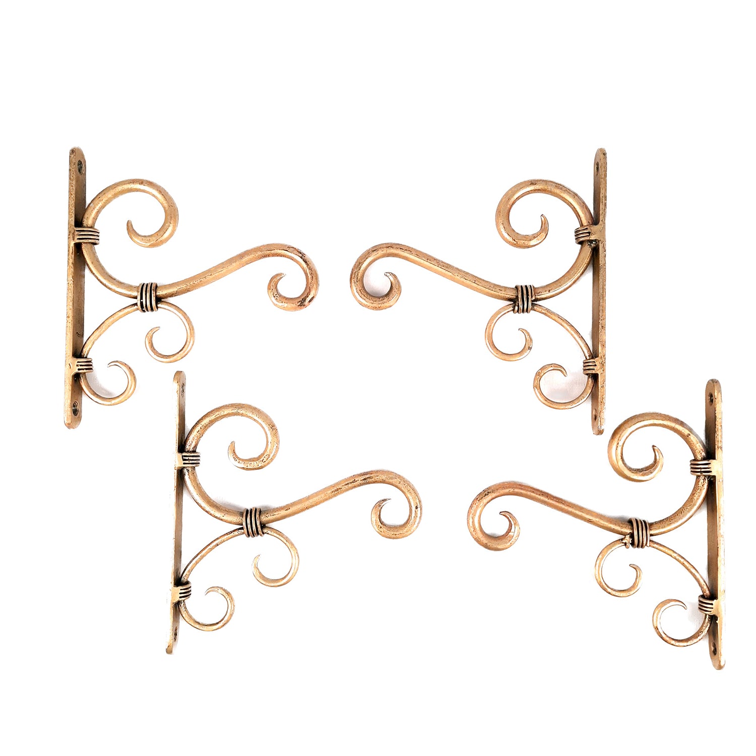 Decorative Wall Hook for Wall Decor & Office Decor - 8 Inch-Apkamart #Style_ Pack of 4