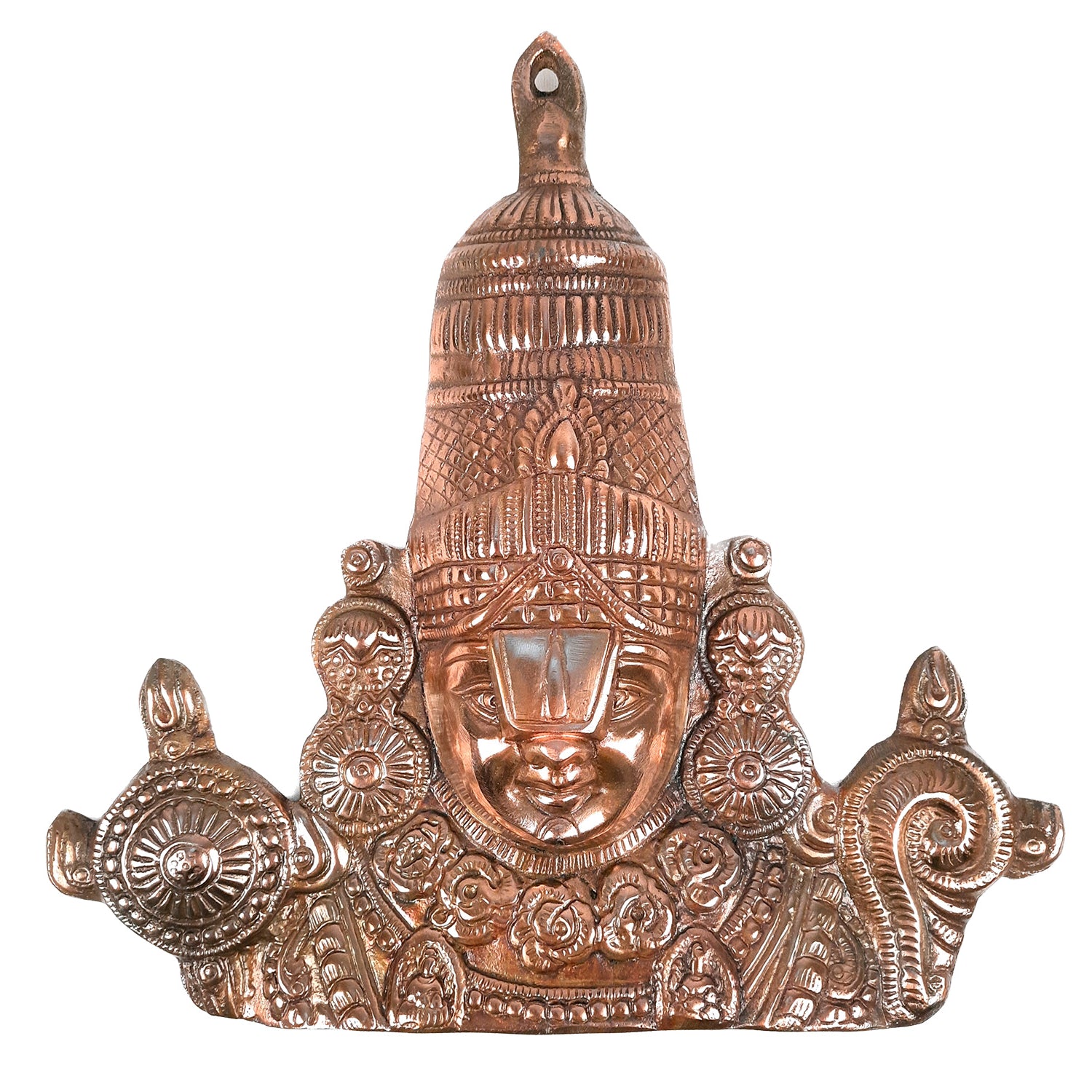Lord Balaji Wall Hanging | Tirupati Balaji Wall Decor - For Puja, Home, Living Room, Wall Decor & Gifts- 13 inch-Apkamart