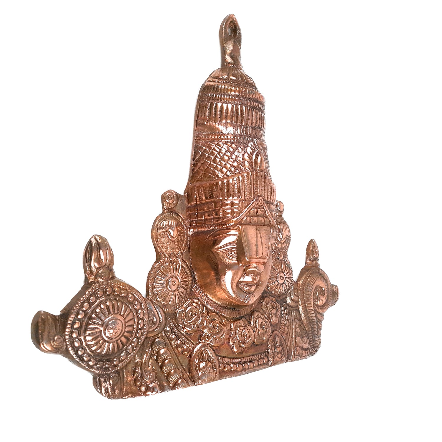 Lord Balaji Wall Hanging | Tirupati Balaji Wall Decor - For Puja, Home, Living Room, Wall Decor & Gifts- 13 inch-Apkamart