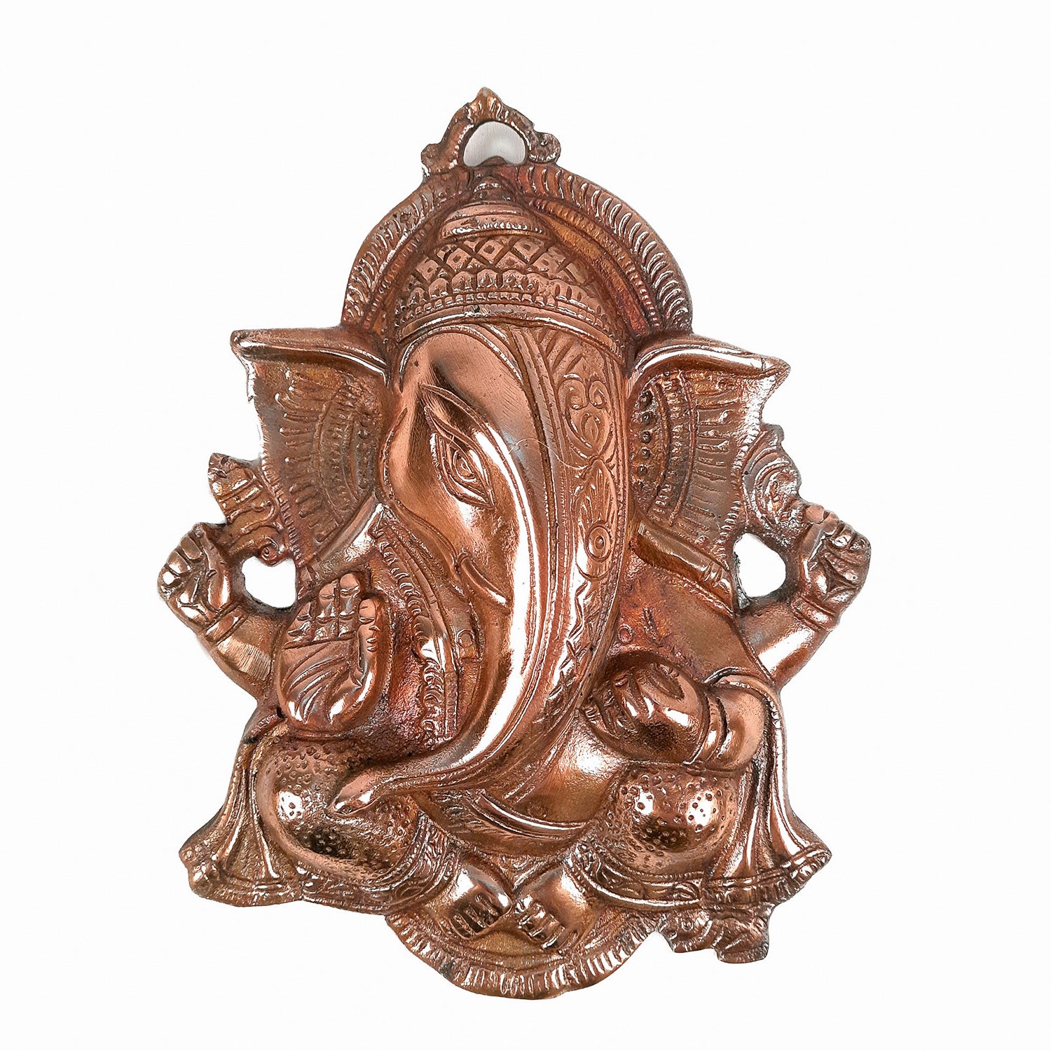 Lord Ganesh Wall Hanging | Ganesha Wall Decor - For Pooja, Home, Entrance Decor & Gifts - 10 Inch - apkamart