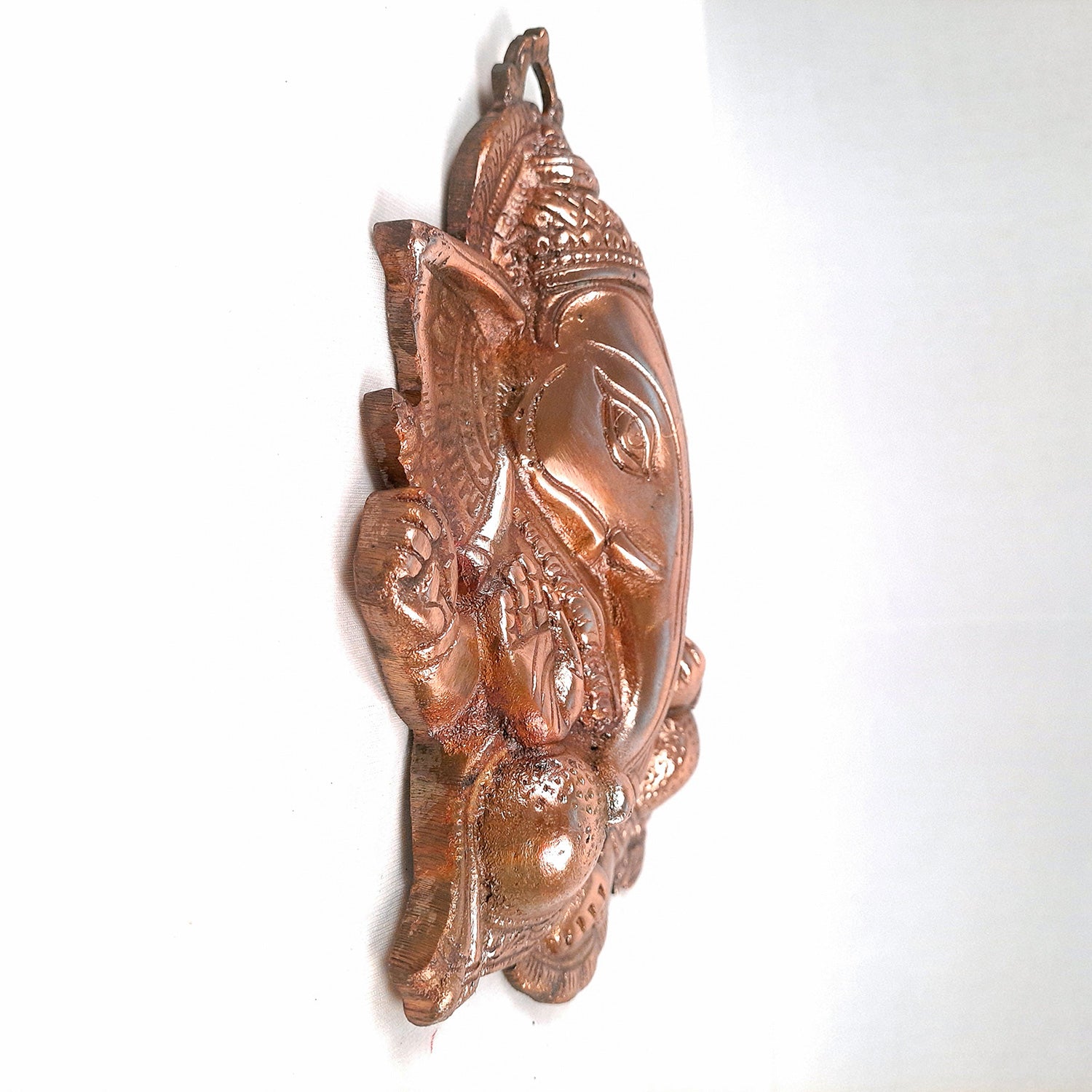 Lord Ganesh Wall Hanging | Ganesha Wall Decor - For Pooja, Home, Entrance Decor & Gifts - 10 Inch - apkamart