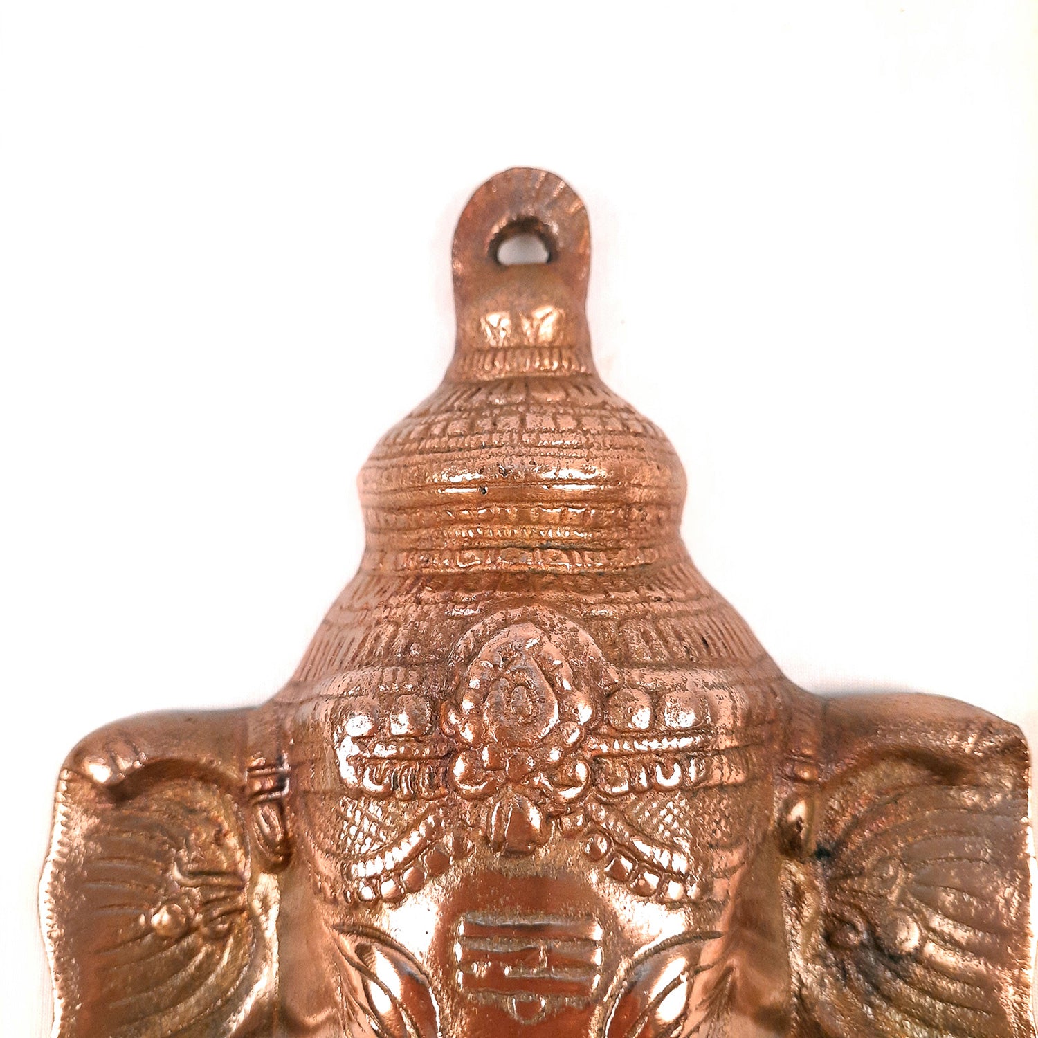 Lord Ganesh Wall Showpiece - Ganesha Face Wall Hanging -10 Inch - apkamart