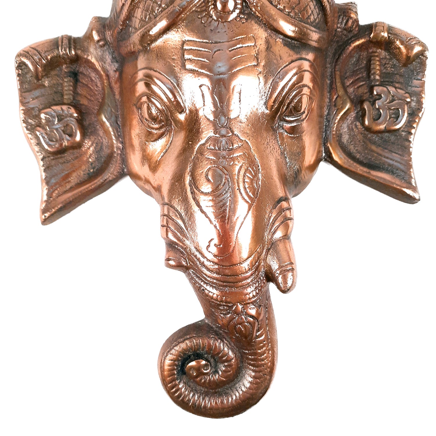 Ganesh Wall Hanging | Ganesha Face Wall Decor - For Home, Living room, Main Door, Office & Gifts - apkamart