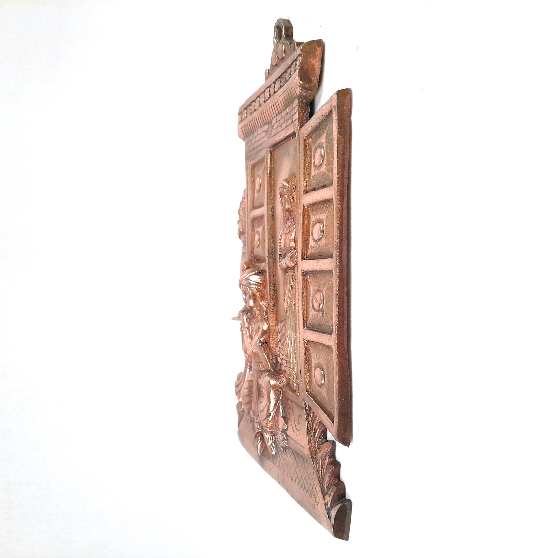 Radha Krishna Wall Hanging - Metal Wall Decor - 13 Inch - apkamart