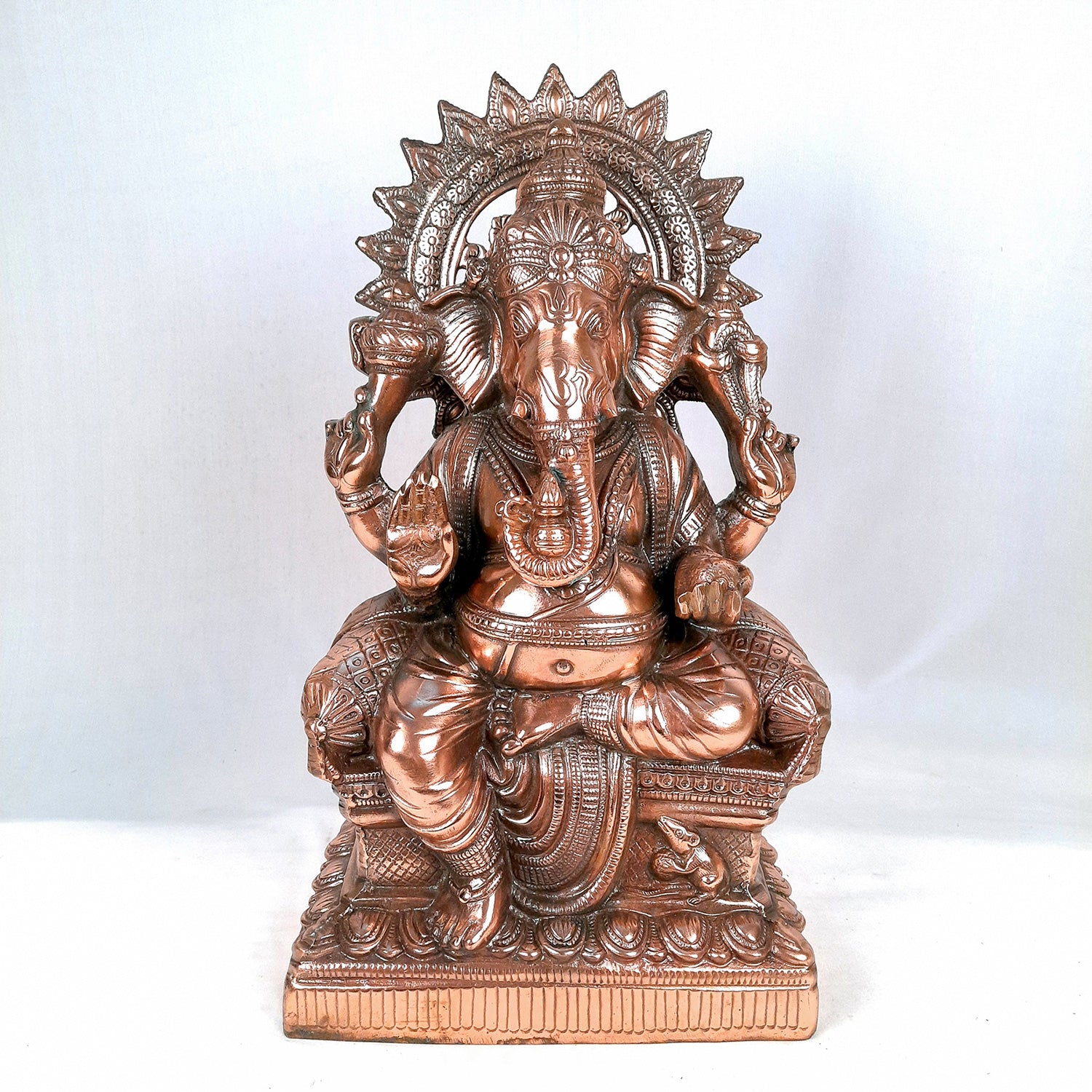 Lord Ganesha Statue | Ganesh Idol | Ganpati Murti - For Puja, Home, Office Decor & Gifts - 22 Inch- apkamart