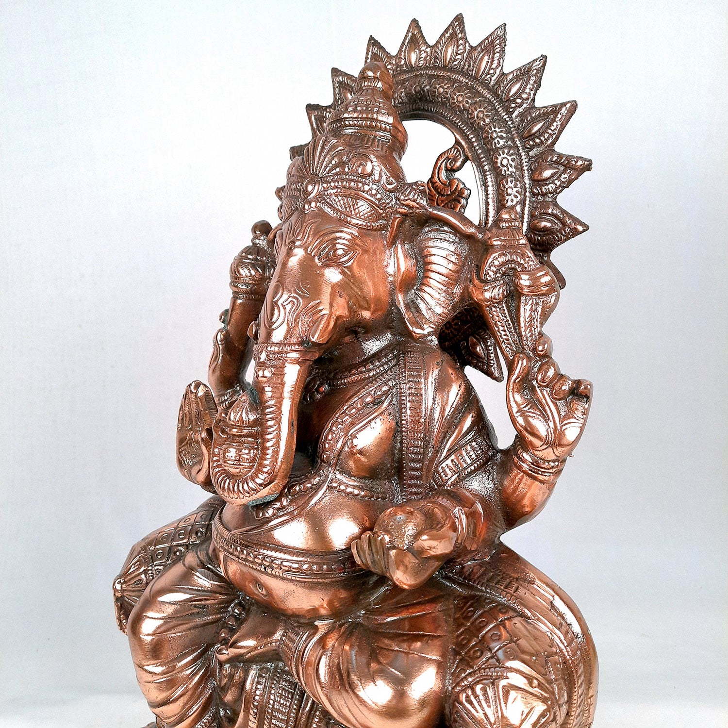 Lord Ganesha Statue | Ganesh Idol | Ganpati Murti - For Puja, Home, Office Decor & Gifts - 22 Inch- apkamart