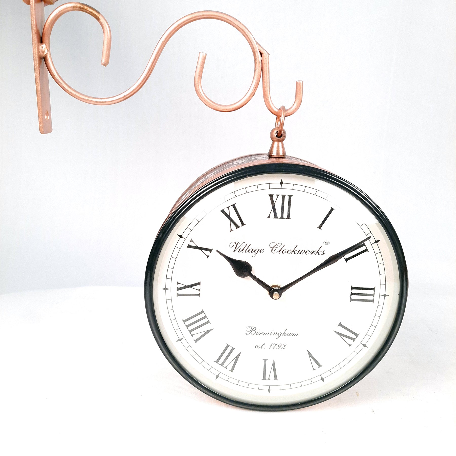 Railway Clock | Victoria Clock - For Wall Decor - 8 Inch-Apkamart #Style_Style 2