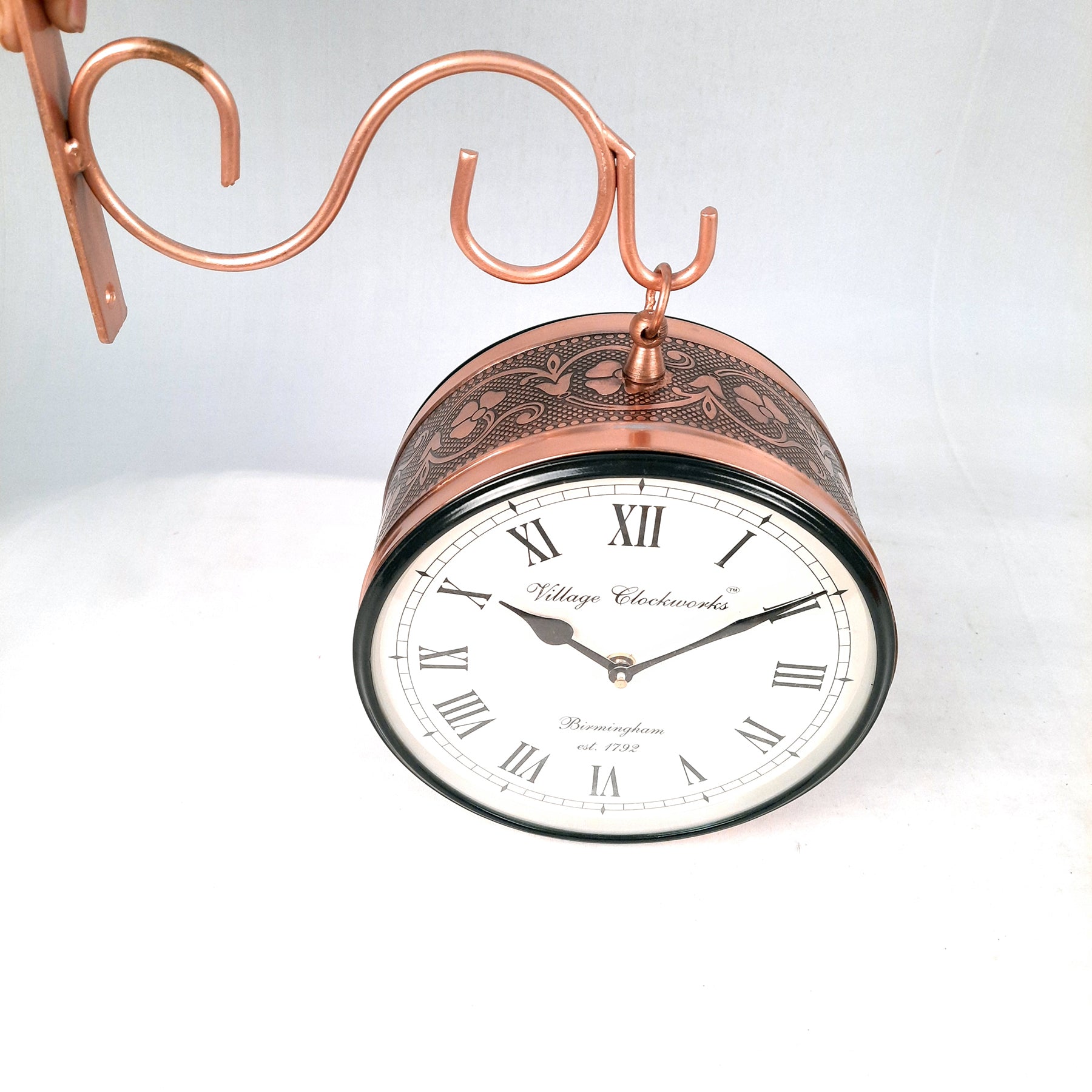 Railway Clock | Victoria Clock - For Wall Decor - 8 Inch-Apkamart #Style_Style 2