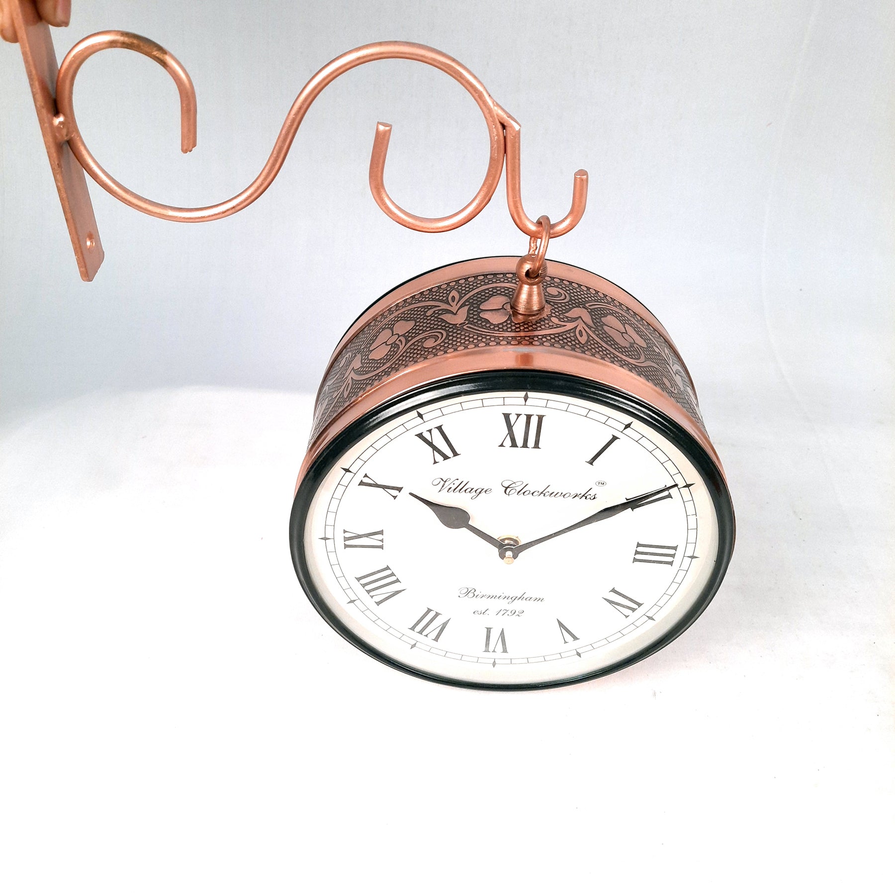 Vintage Clock | Railway Clock - 6 Inch - ApkaMart #Style_Design 2