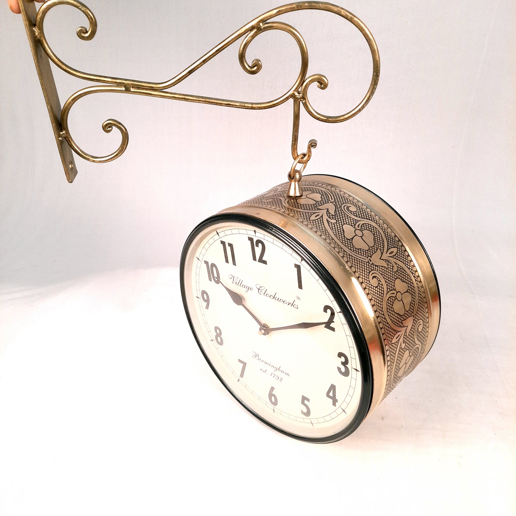 Railway Station Clock - For Home & Wall Décor - 10 Inch - ApkaMart #Style_Style 2