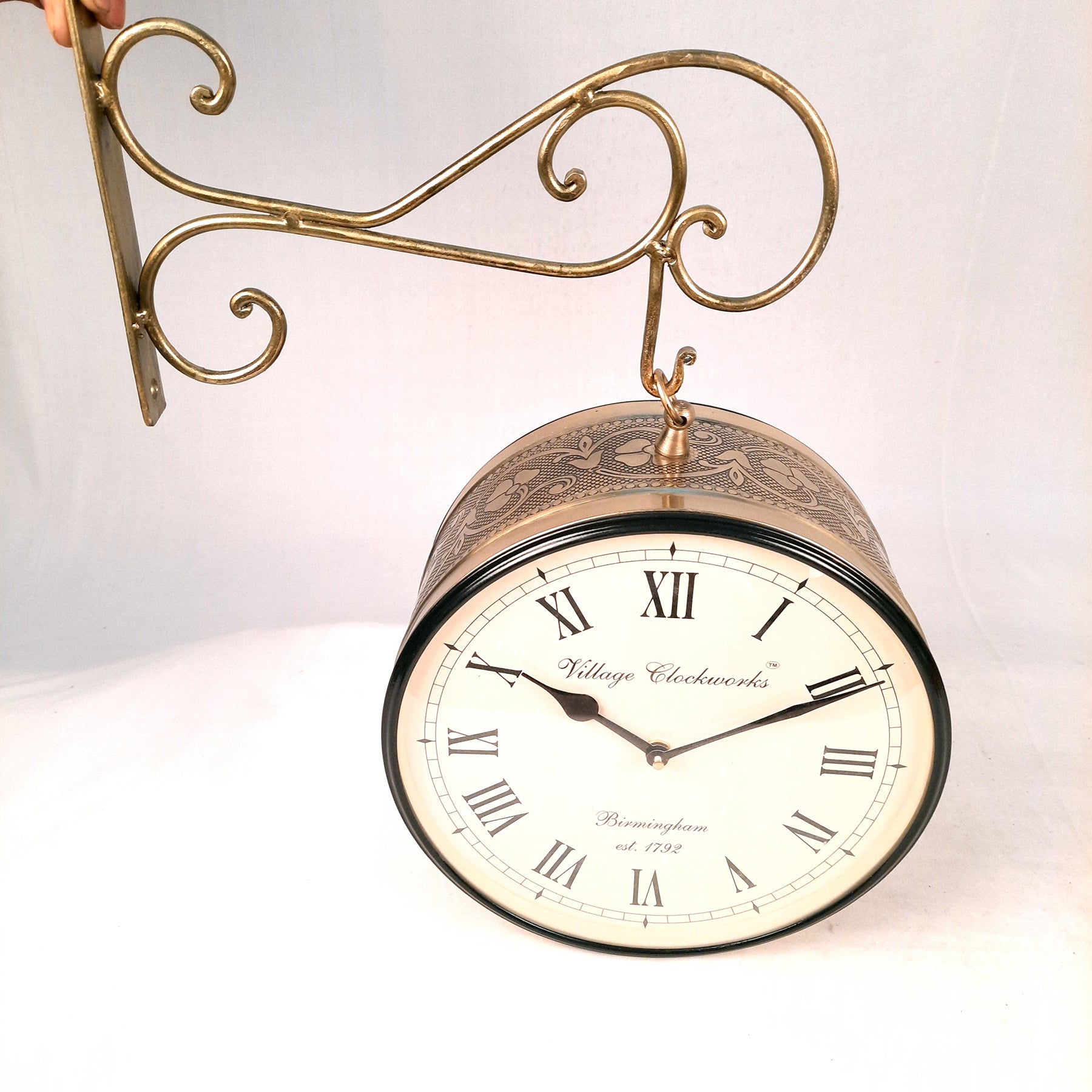 Railway Station Clock - For Home & Wall Décor - 10 Inch - ApkaMart #Style_Style 2