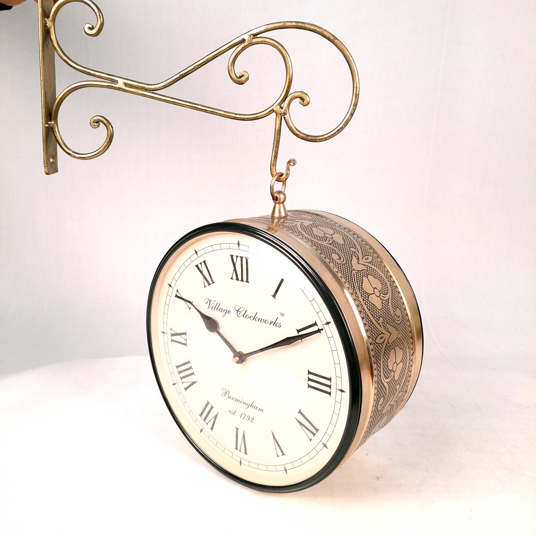 Railway Station Clock - For Home & Wall Décor - 10 Inch - ApkaMart #Style_Style 2