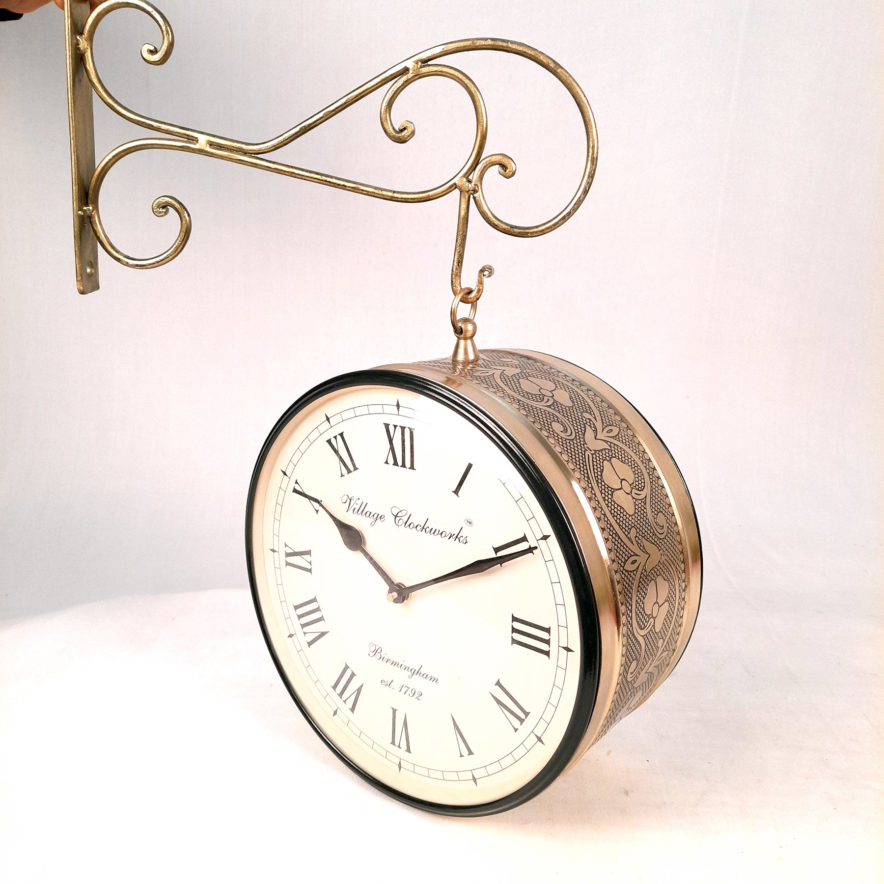 Railway Station Clock - For Home & Wall Décor - 10 Inch - ApkaMart #Style_Style 2