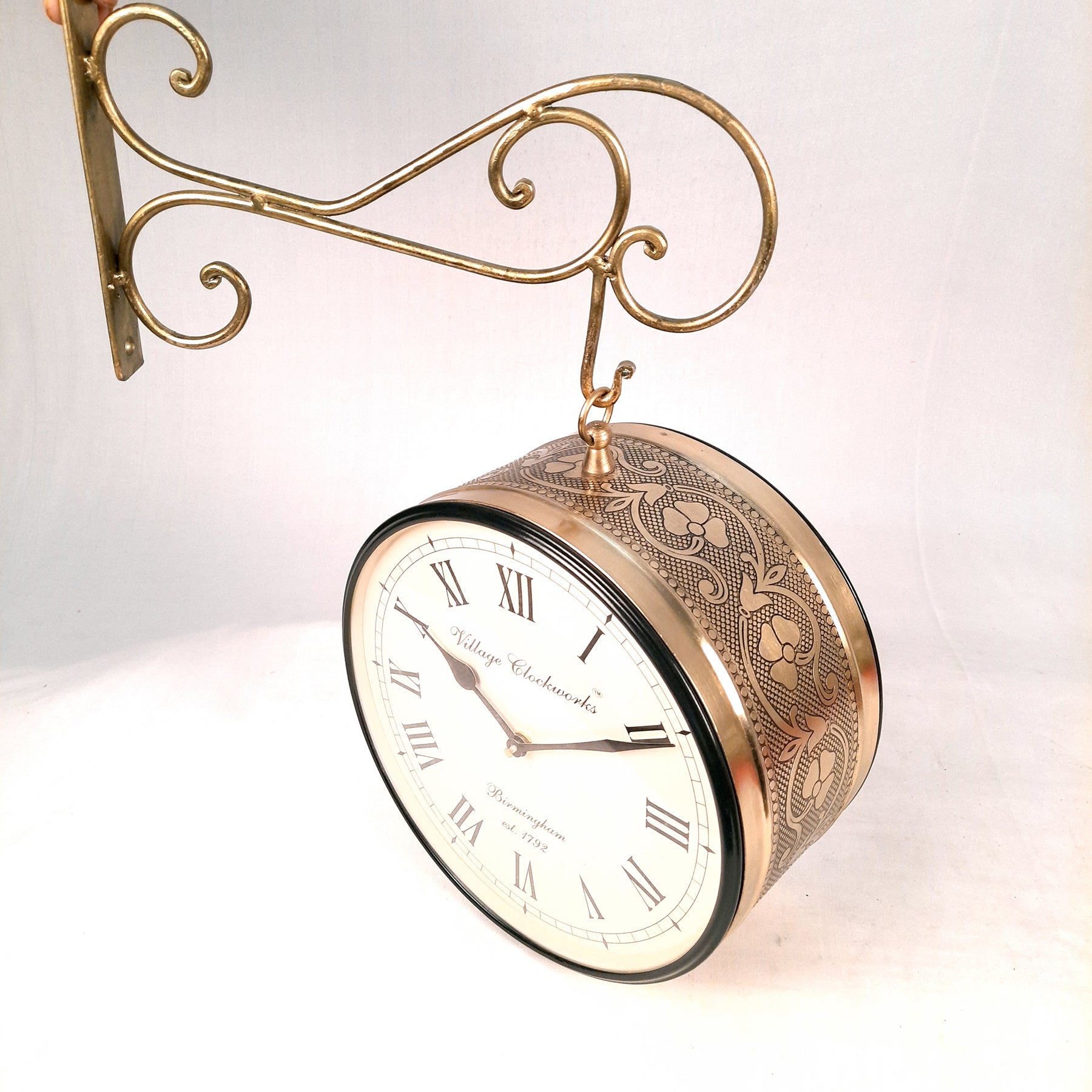 Railway Station Clock - For Home & Wall Décor - 10 Inch - ApkaMart #Style_Style 2